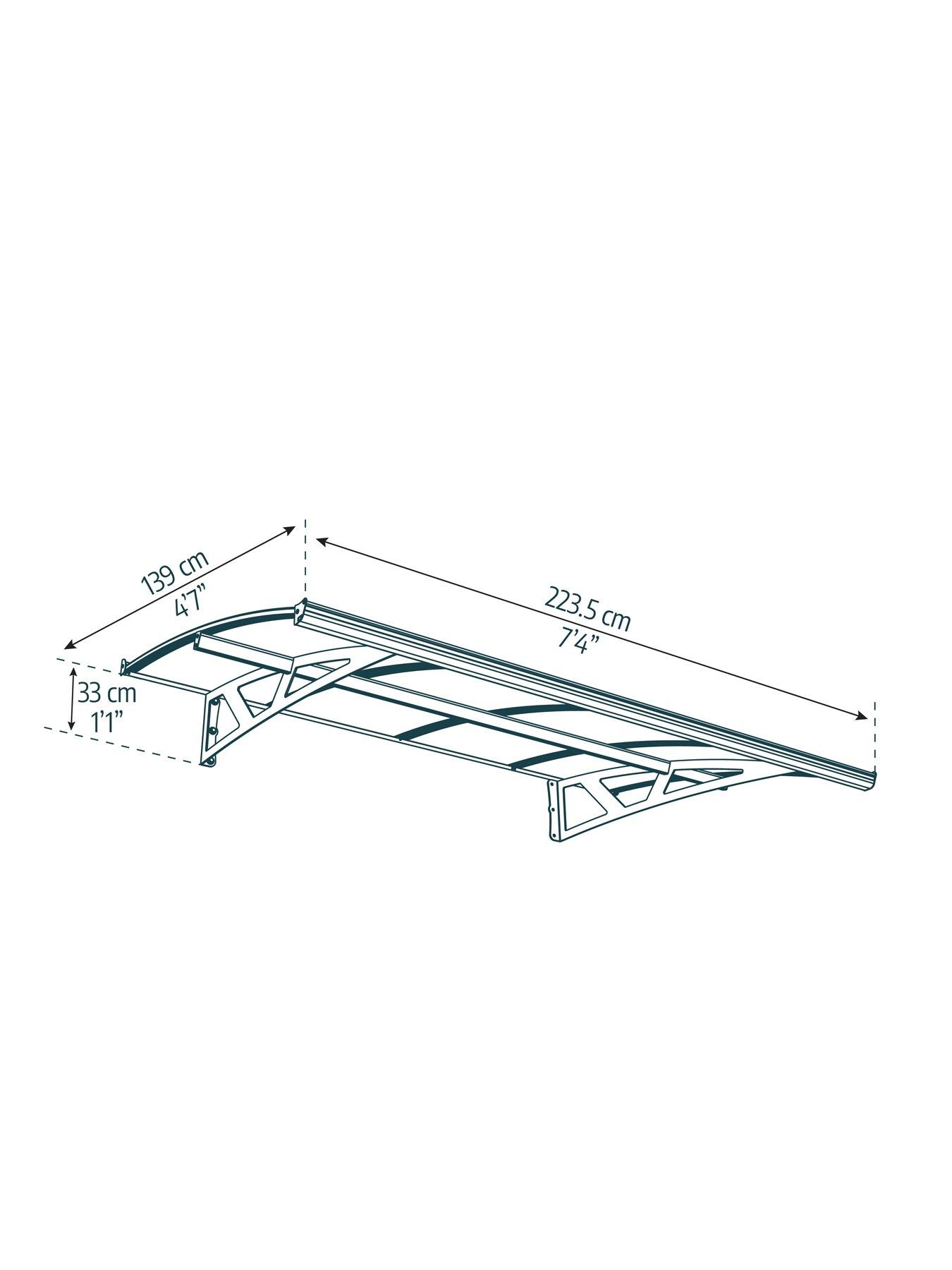  image of canopia-by-palram-canopy-amsterdam-2230-grey-clear