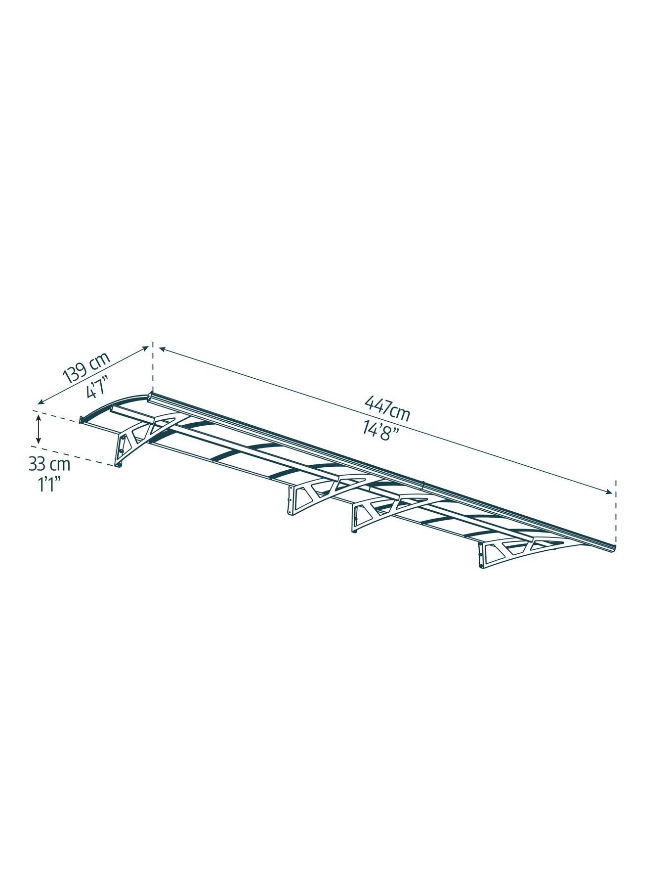  image of canopia-by-palram-canopy-amsterdam-4460-grey-clear