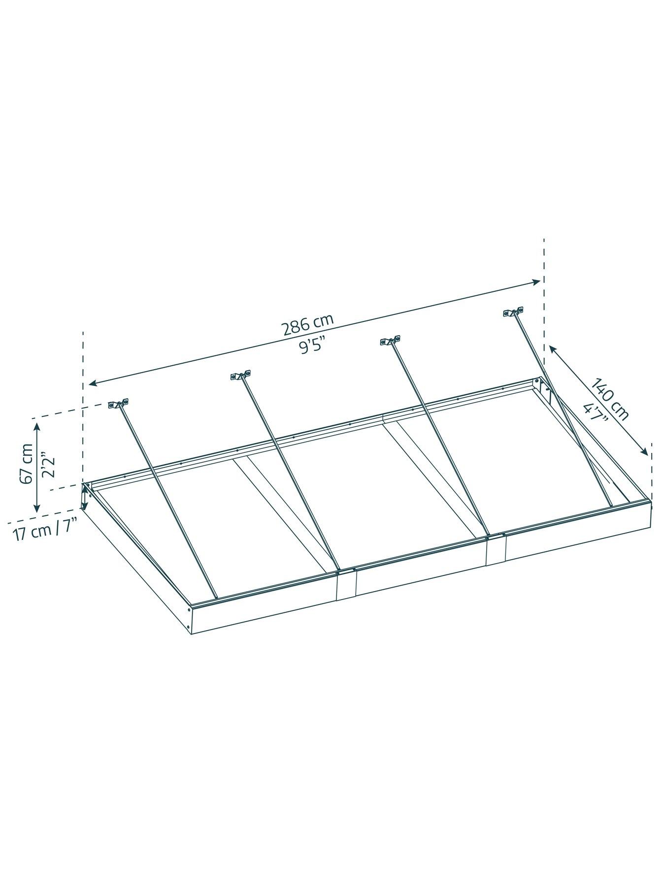  image of canopia-by-palram-canopy-sophia-xl-3000-grey-clear