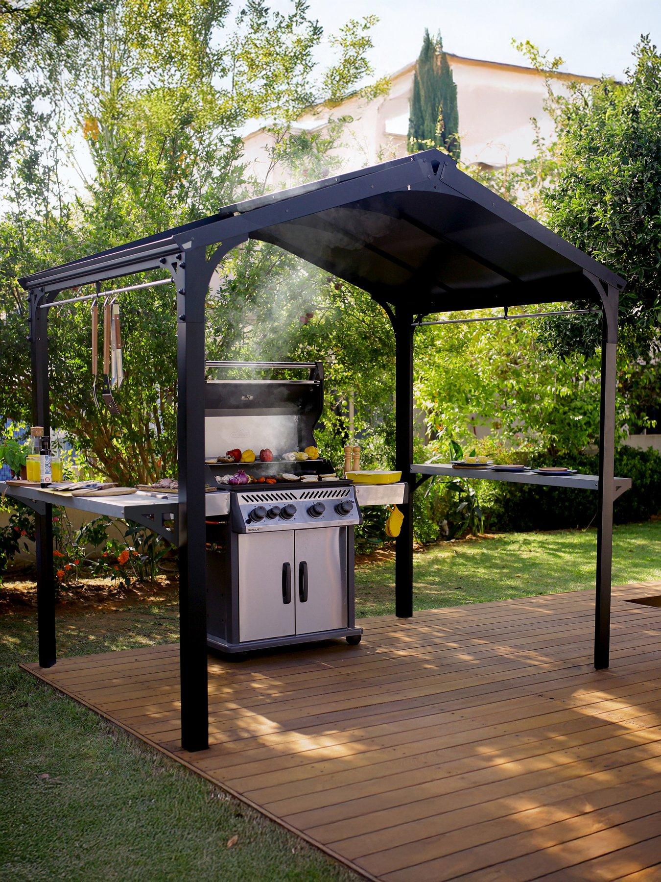 canopia-by-palram-bbq-gazebo-garden-austin-2400--black