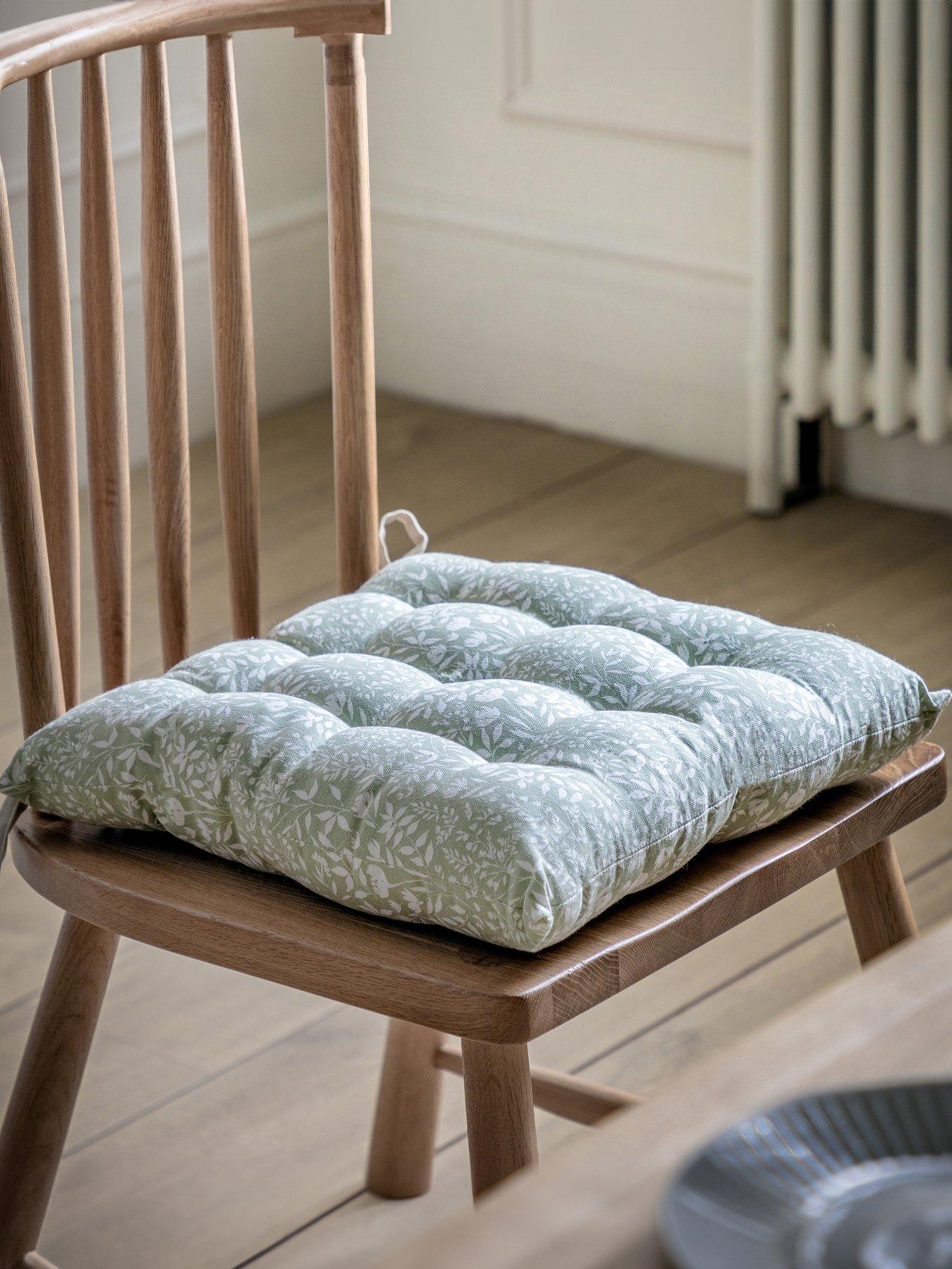  image of gallery-sage-floral-set-of-2-reversible-seat-pads