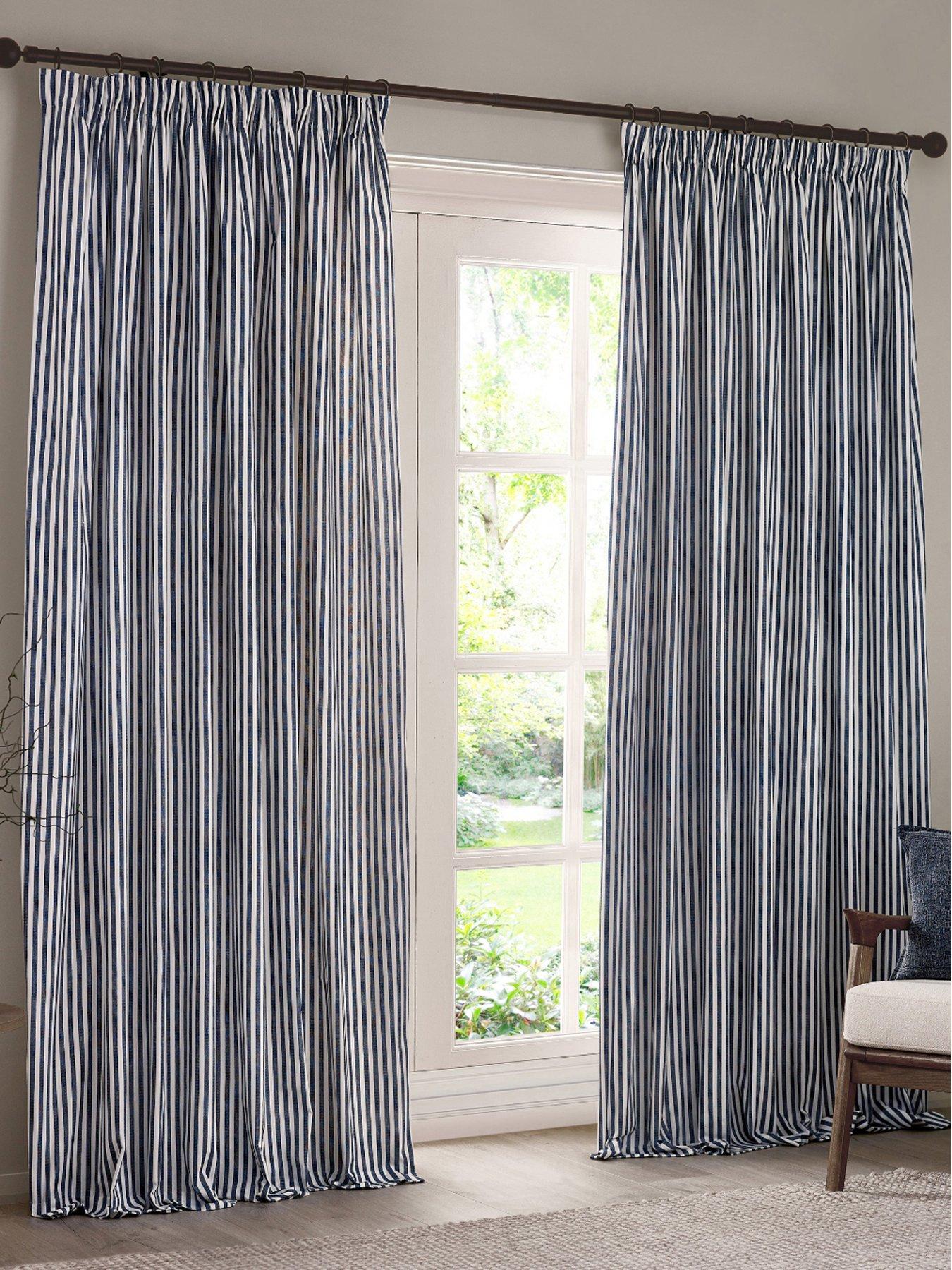 Image 1 of 5 of Yard Hebden Pencil Pleat Curtains- 117x137cm