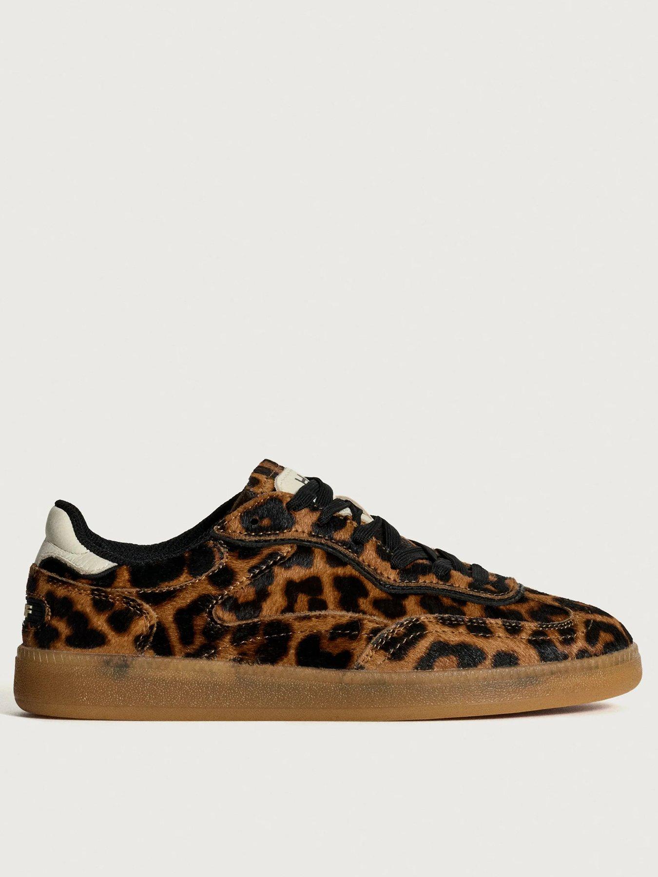 undefined Womens Alley Leopard Woman Alley Trainer - Brown