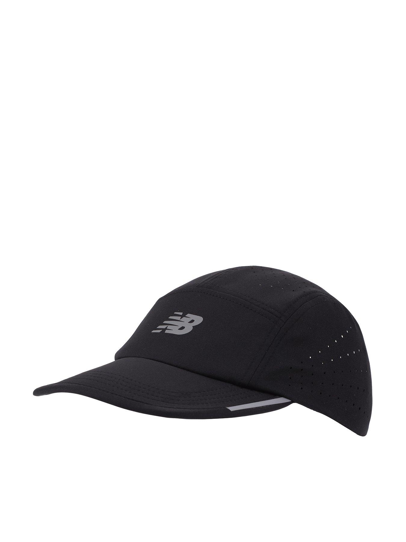 undefined Unisex Running 5 Panel Pro Cap - Black