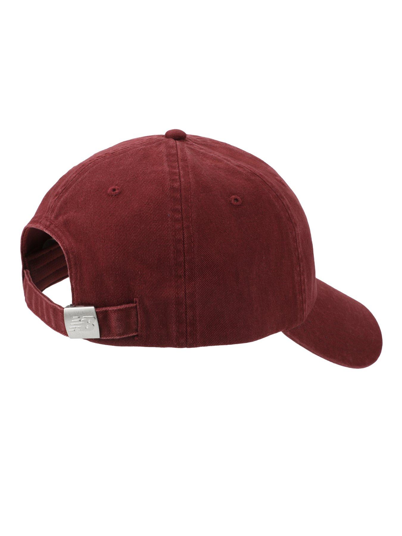 Image 2 of 3 of New Balance Unisex 6 Panel Classic Hat V 20 - Burgundy Red