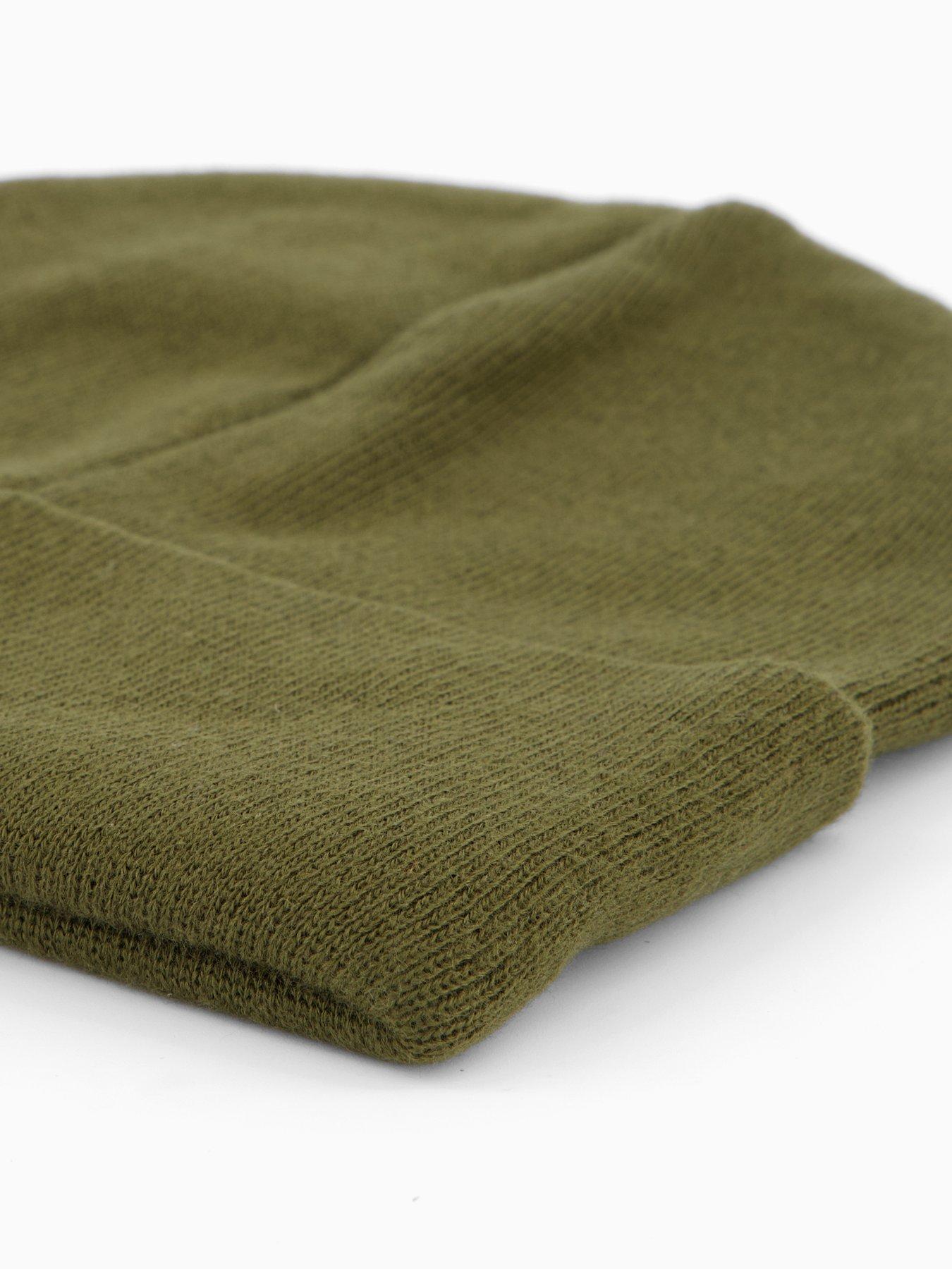  image of new-balance-unisex-flying-nb-knit-cuffed-beanie-brown