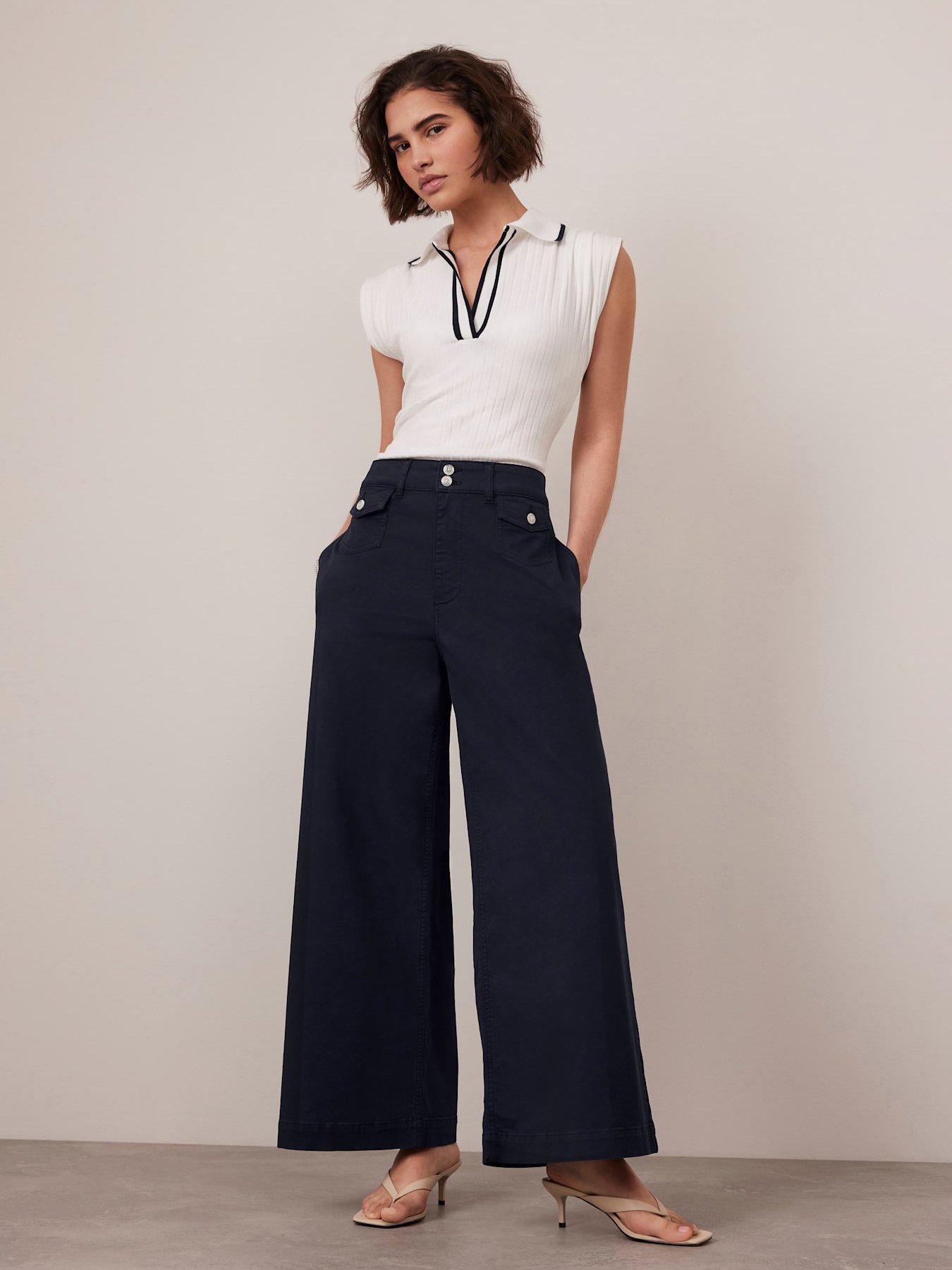 mint-velvet-button-detail-trouser-navy