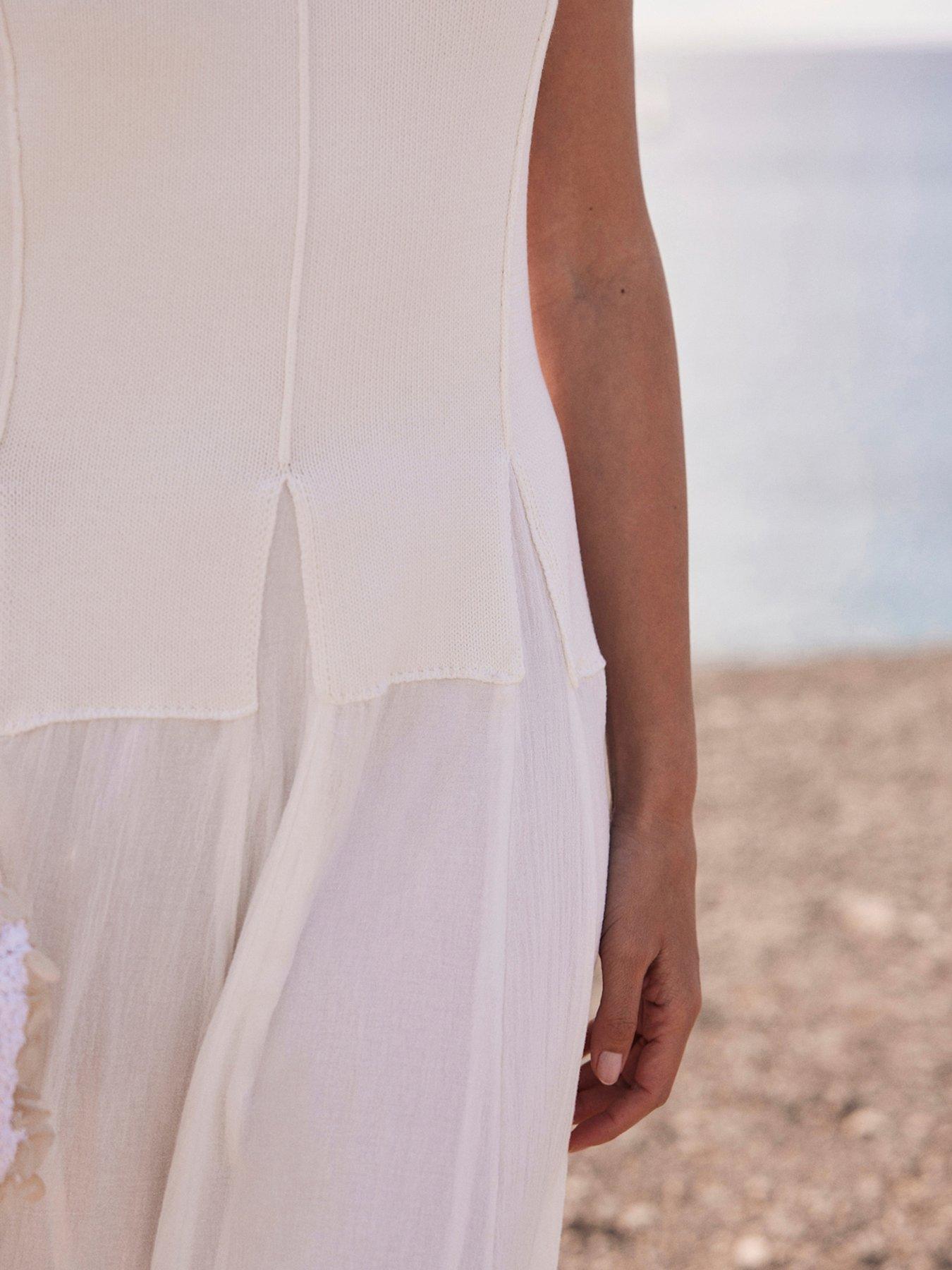  image of mint-velvet-cotton-maxi-dress-cream