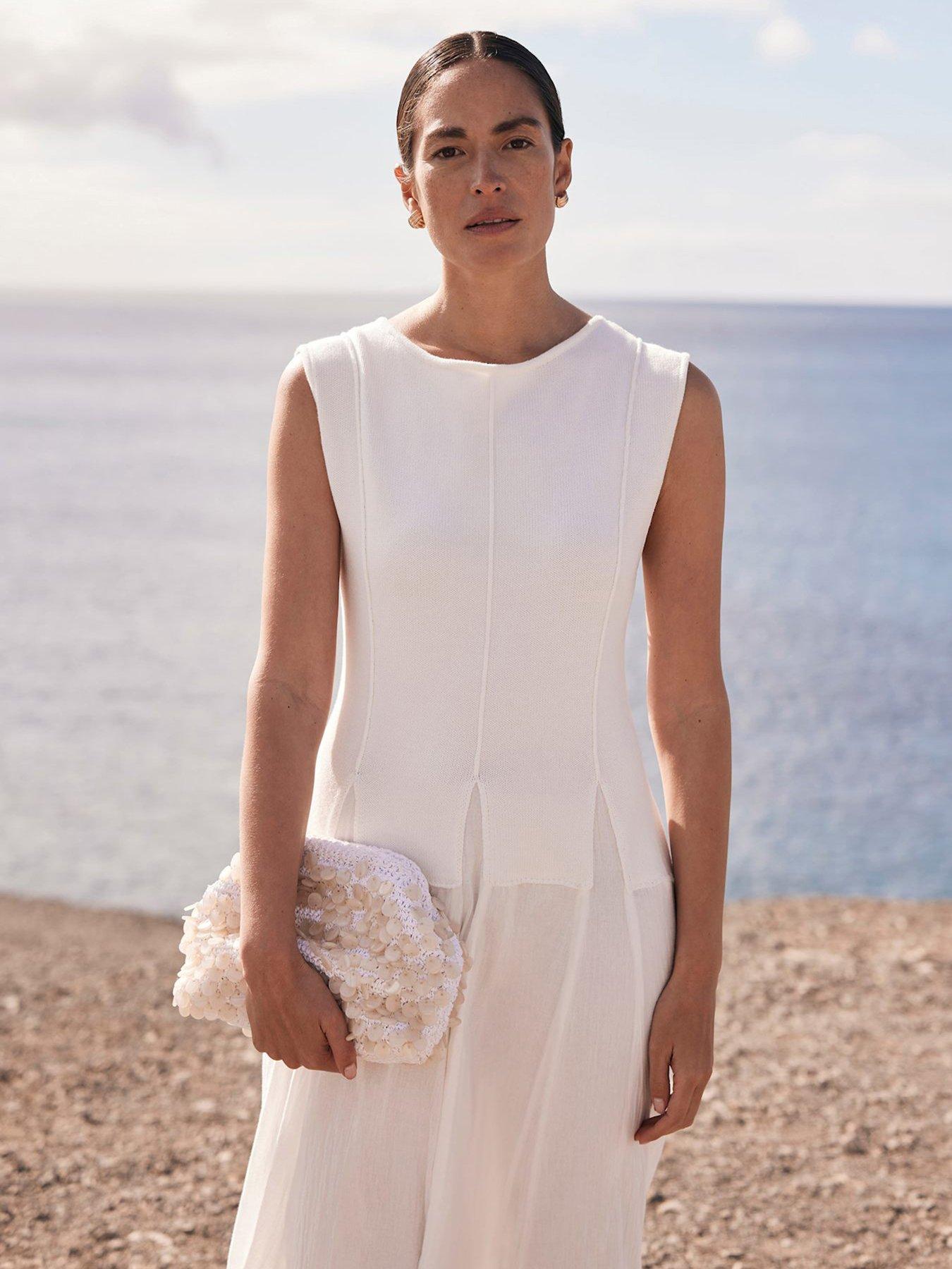 image of mint-velvet-cotton-maxi-dress-cream