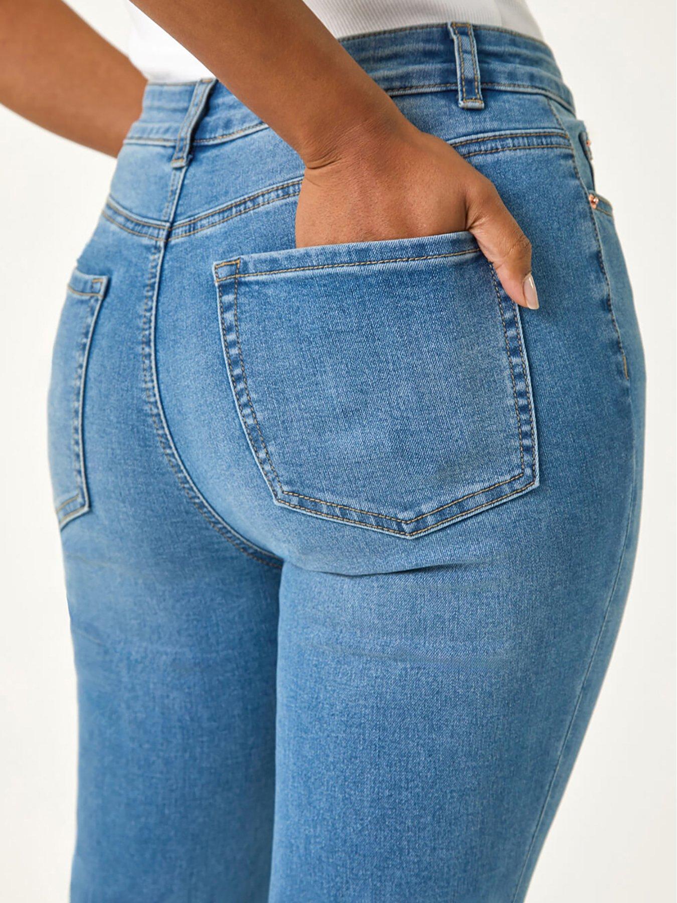  image of roman-petite-slim-crop-stretch-jeans-denim