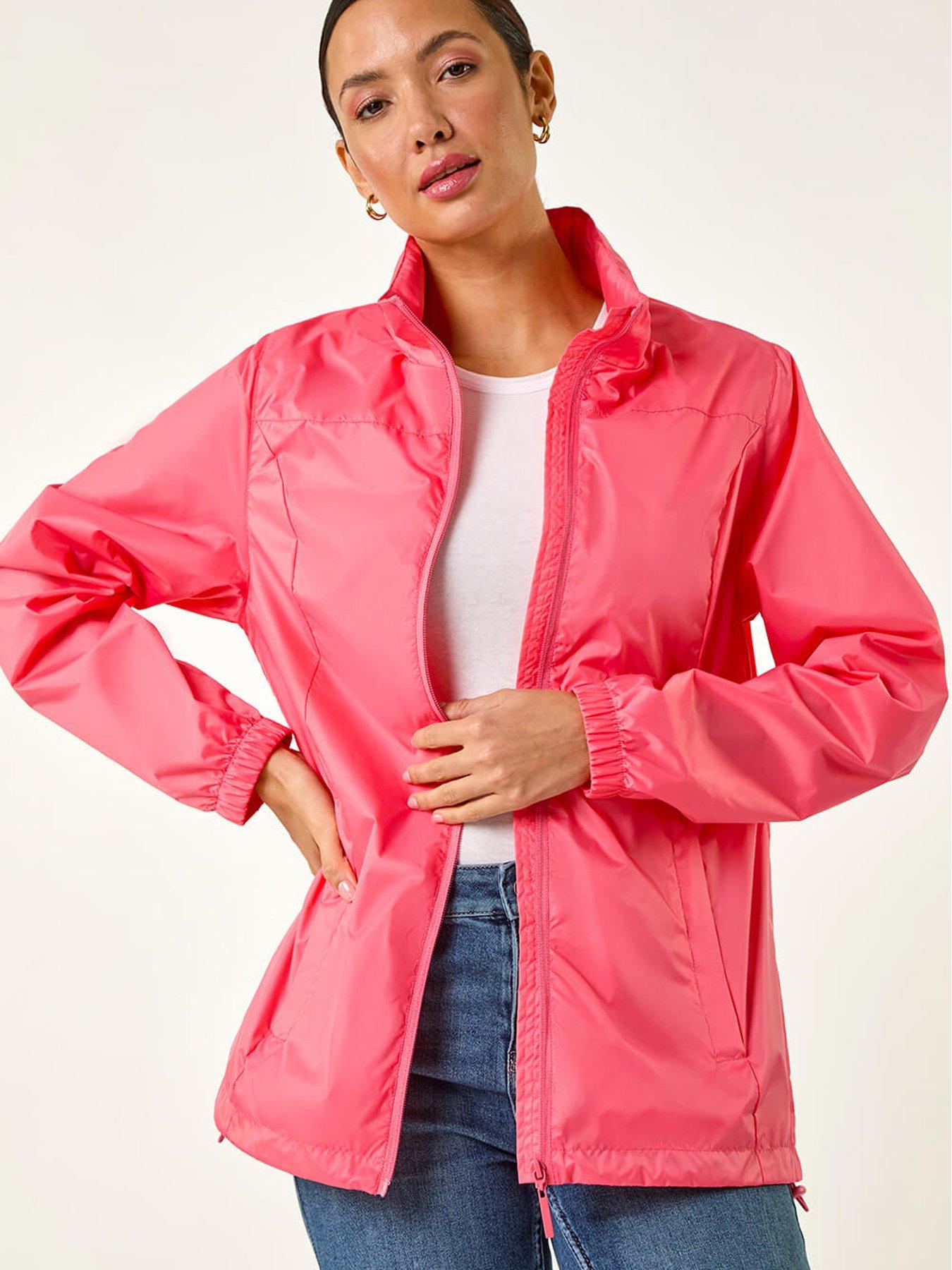 Image 1 of 5 of Roman Shower Resistant Jacket - Pink