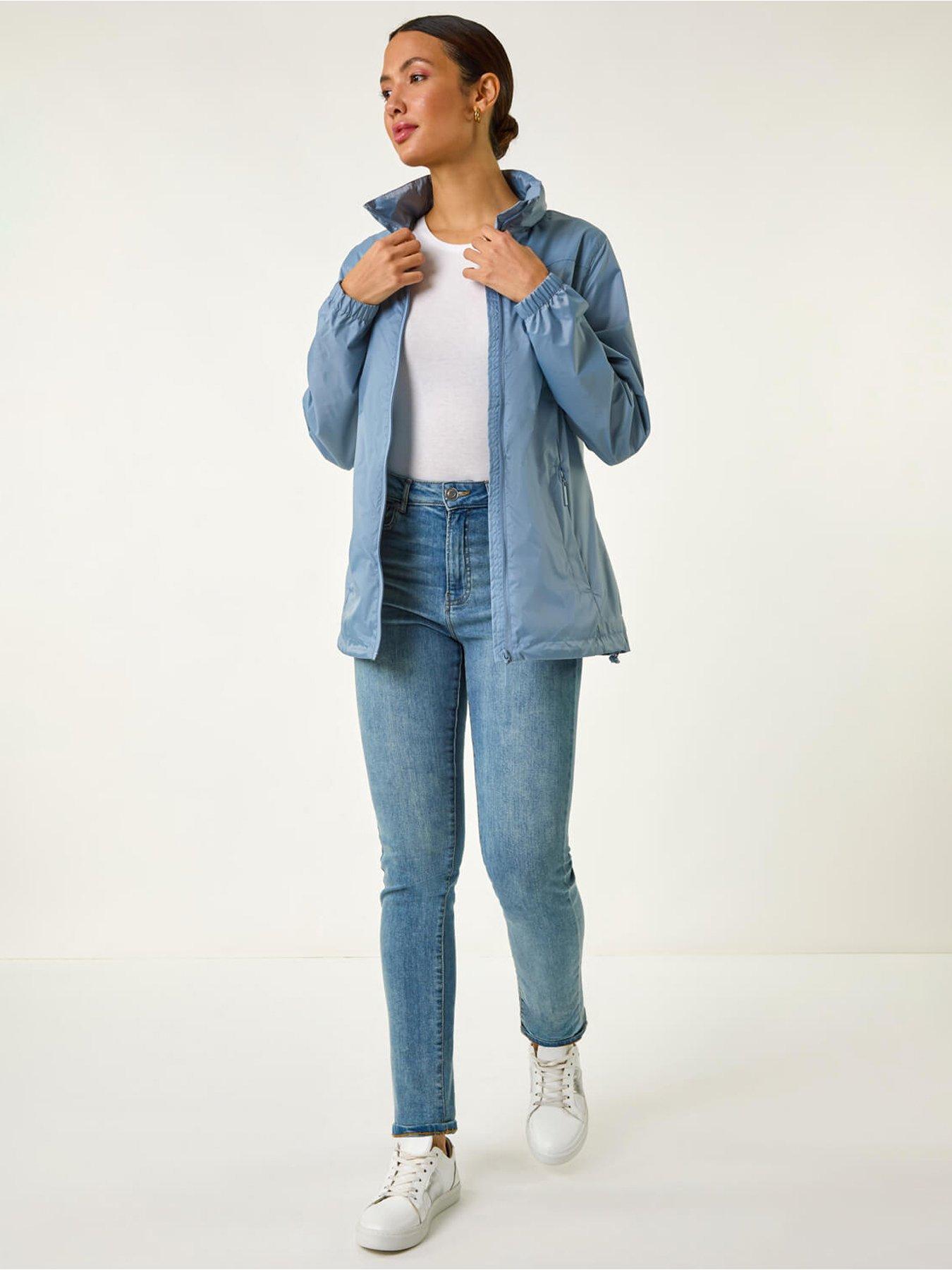  image of roman-shower-resistant-jacket-steel-blue