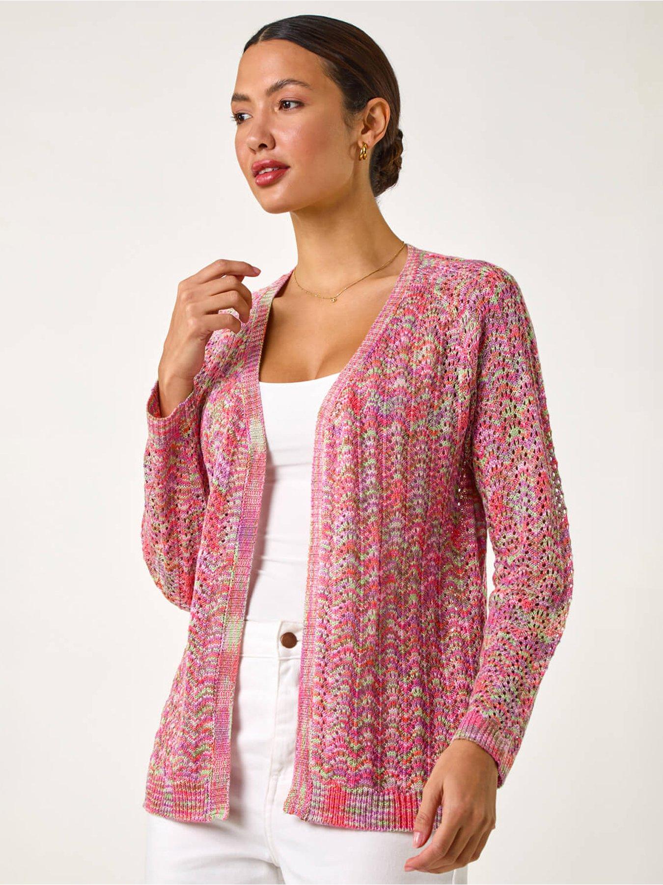 undefined Space Dye Knit Cardigan - Multi
