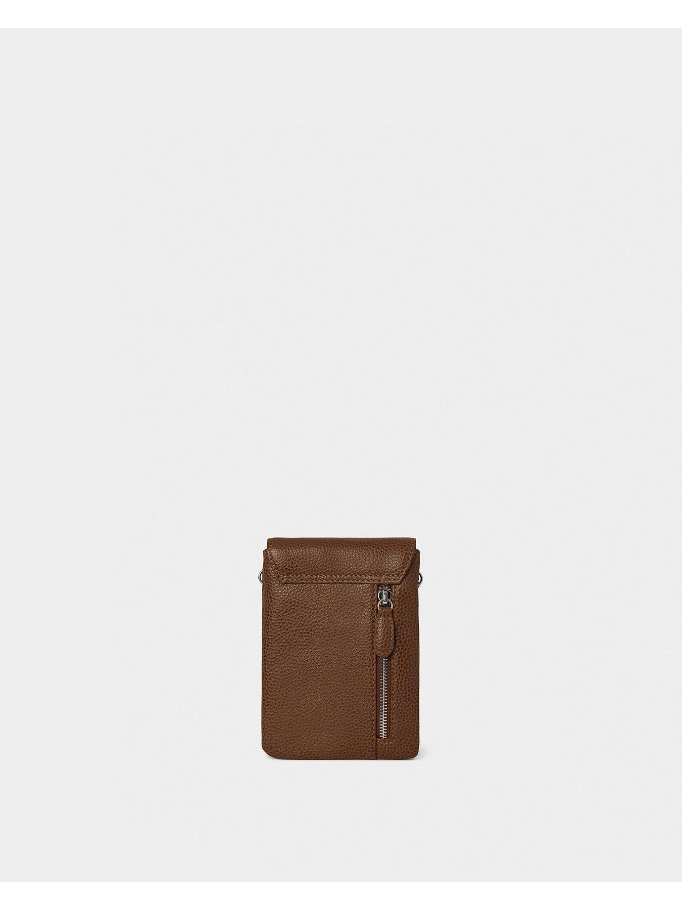 Image 2 of 5 of Osprey London The Madison Phone Bag - Brown