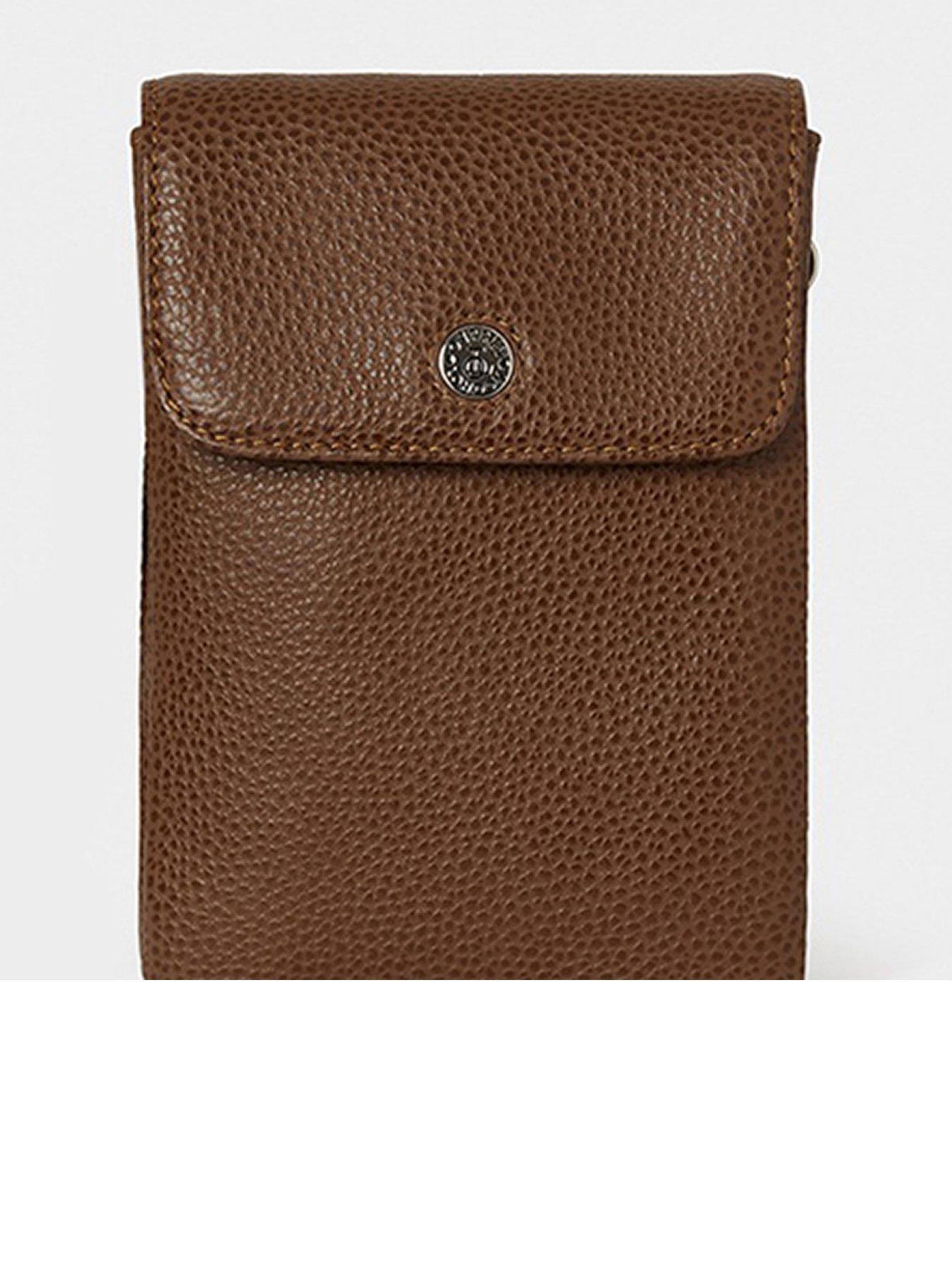 Image 3 of 5 of Osprey London The Madison Phone Bag - Brown