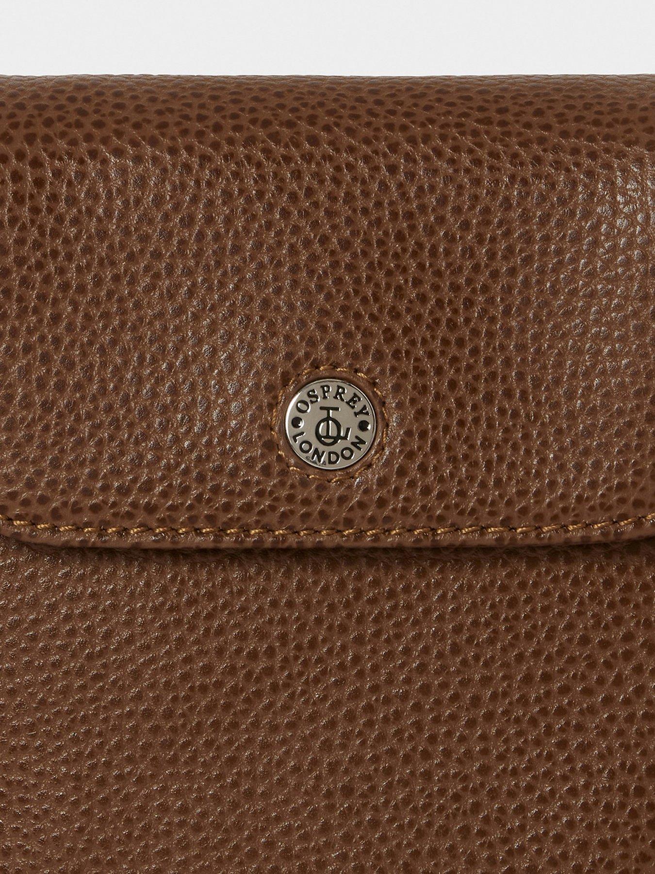 Image 4 of 5 of Osprey London The Madison Phone Bag - Brown