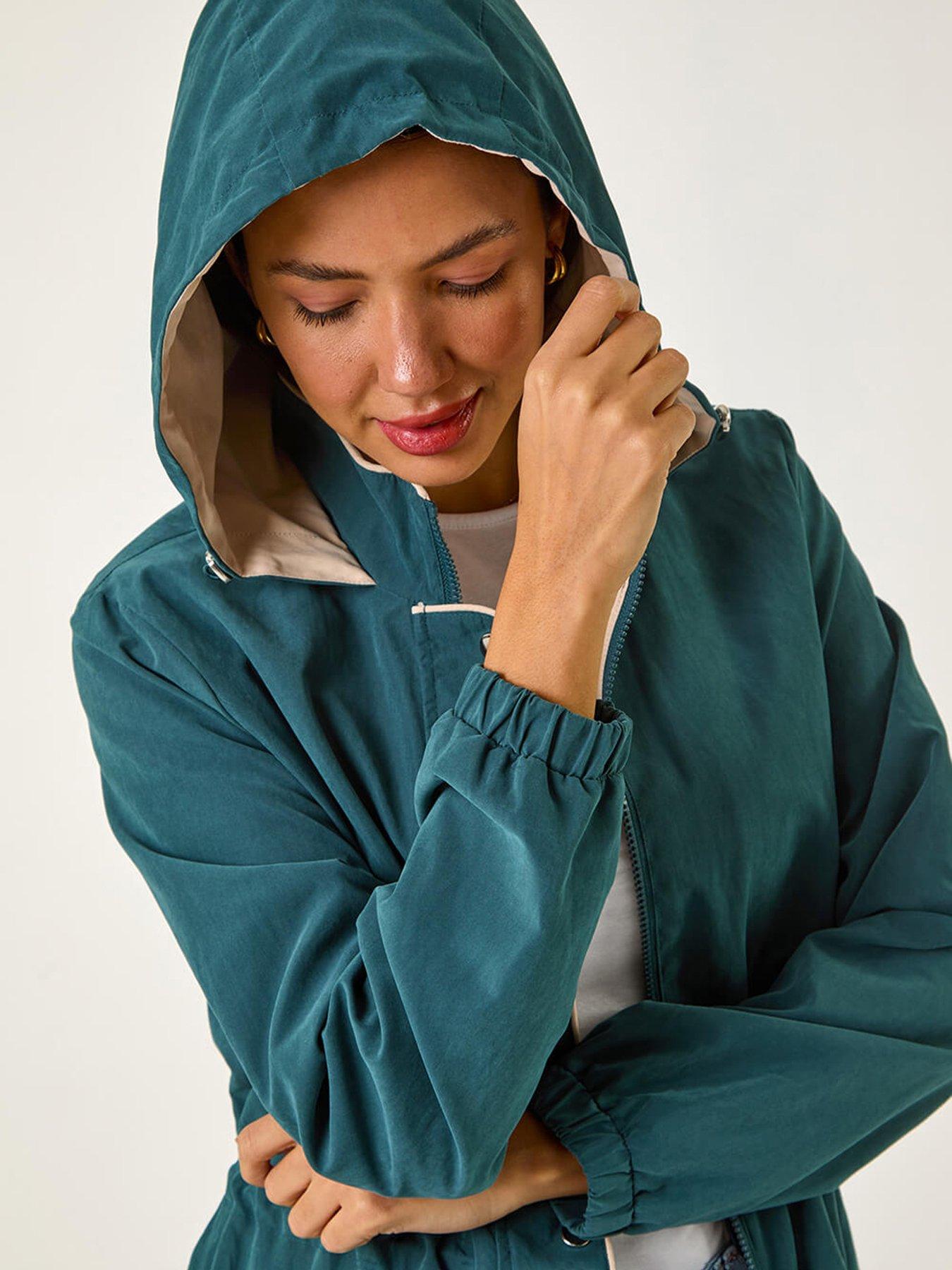  image of roman-lightweight-hooded-jacket-teal
