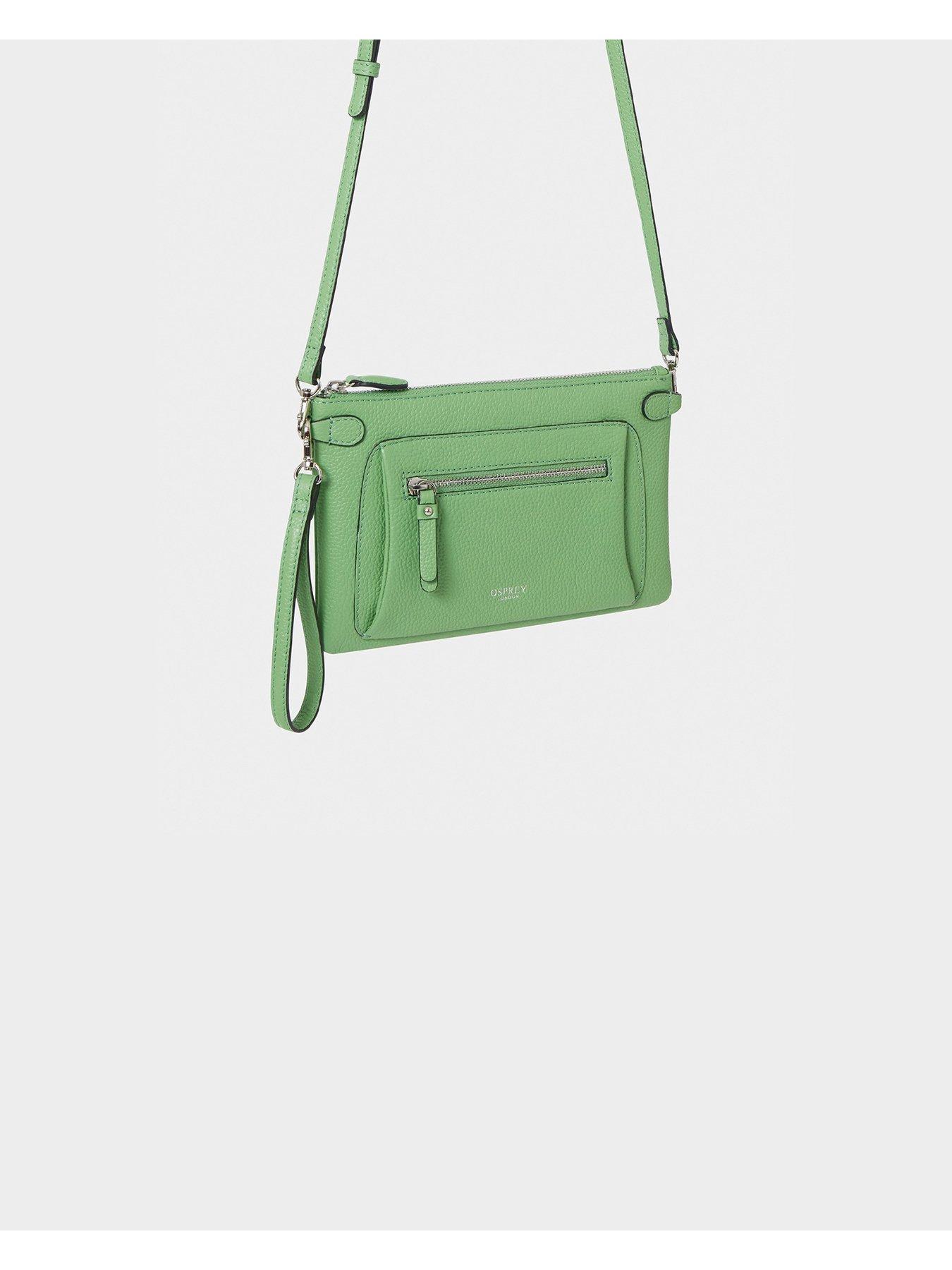  image of osprey-london-the-ruby-crossbody-green