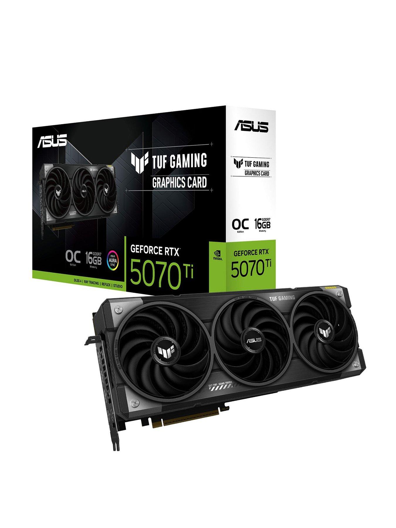 Image 1 of 7 of Asus TUF Gaming GeForce RTX 5070 Ti 16GB GDDR7 Overclocked Graphics Card