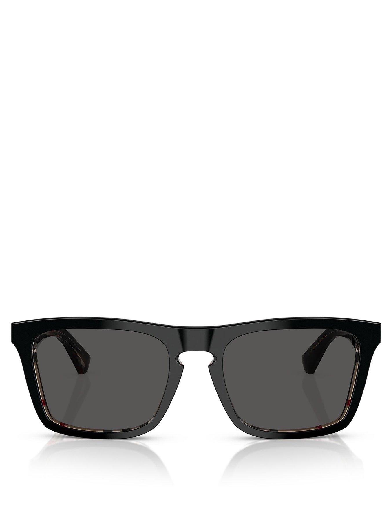  image of burberry-0be4434-square-sunglasses-black