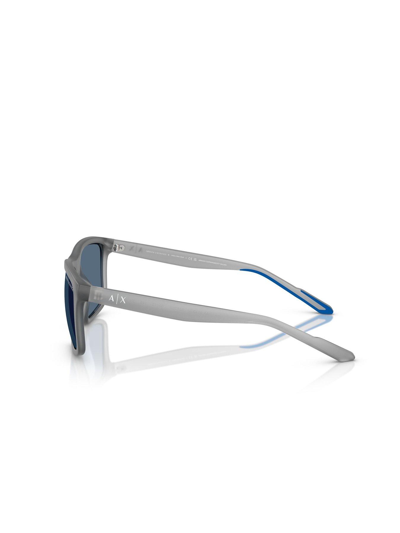 back image of armani-exchange-0ax4149su-square-sunglasses-grey