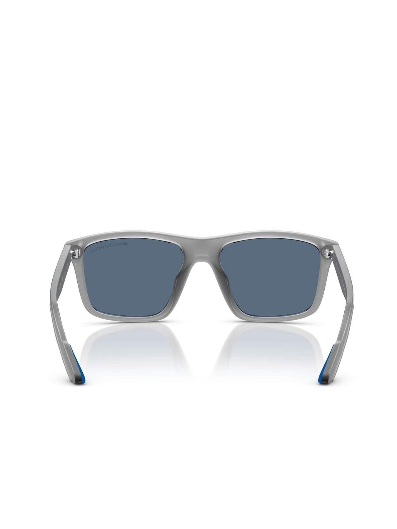  image of armani-exchange-0ax4149su-square-sunglasses-grey