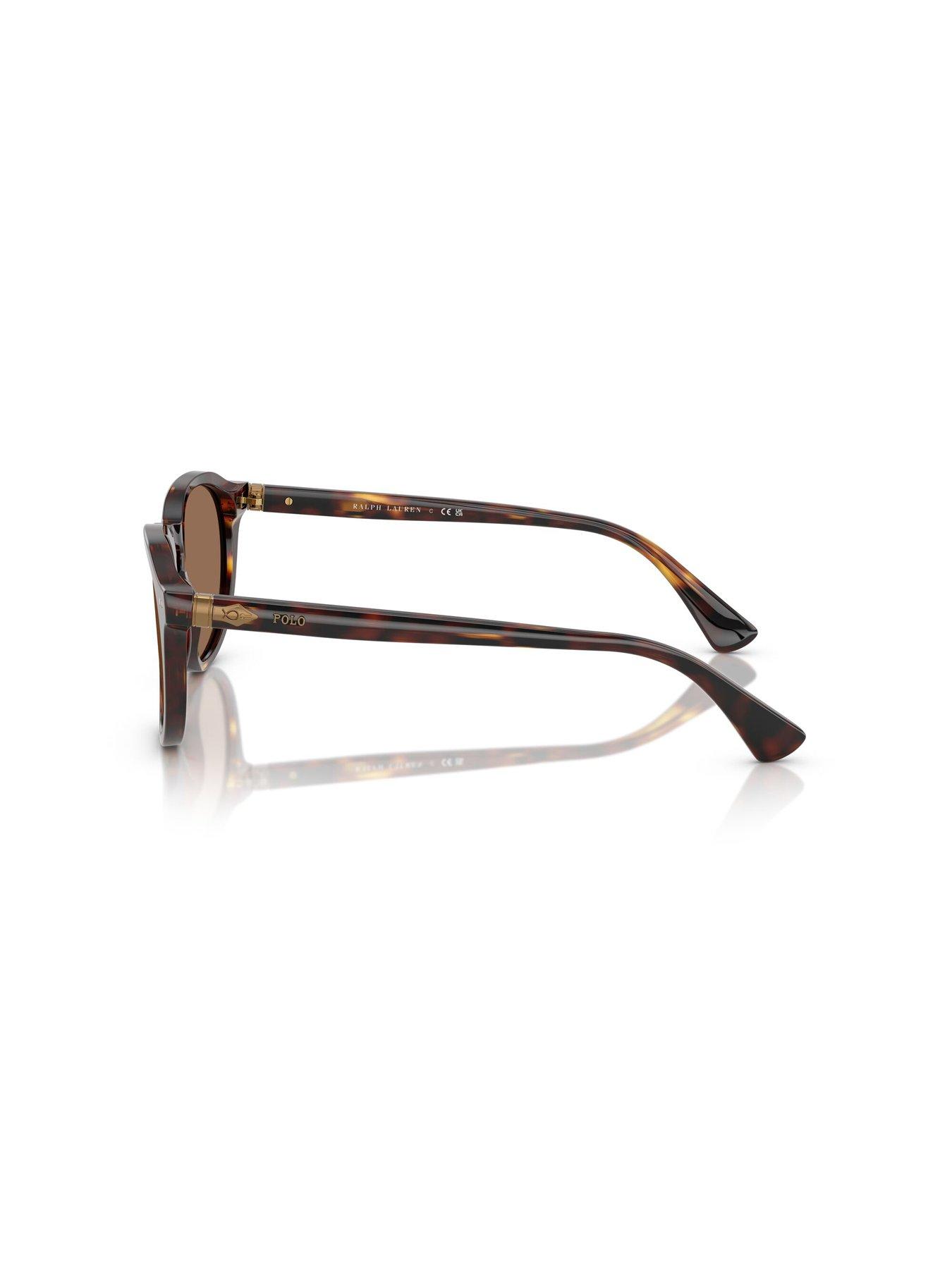 Image 2 of 4 of Polo Ralph Lauren 0Ph4221 Phantos Sunglasses- Brown