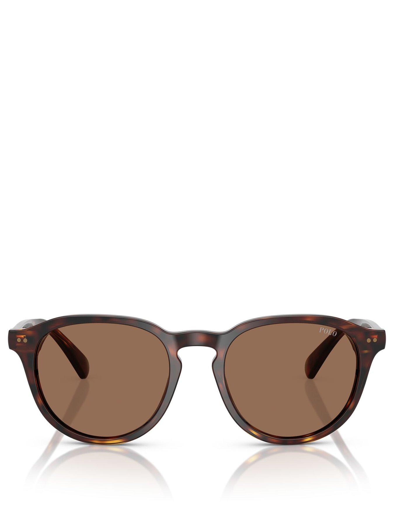 Image 3 of 4 of Polo Ralph Lauren 0Ph4221 Phantos Sunglasses- Brown