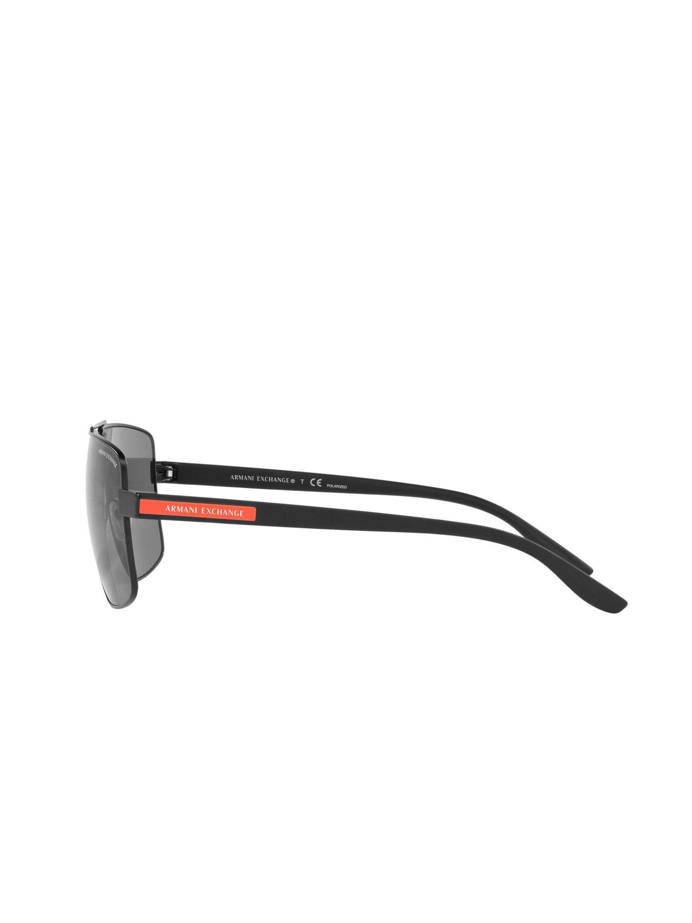 Image 2 of 4 of Armani Exchange 0Ax2037S Square Sunglasses- Black