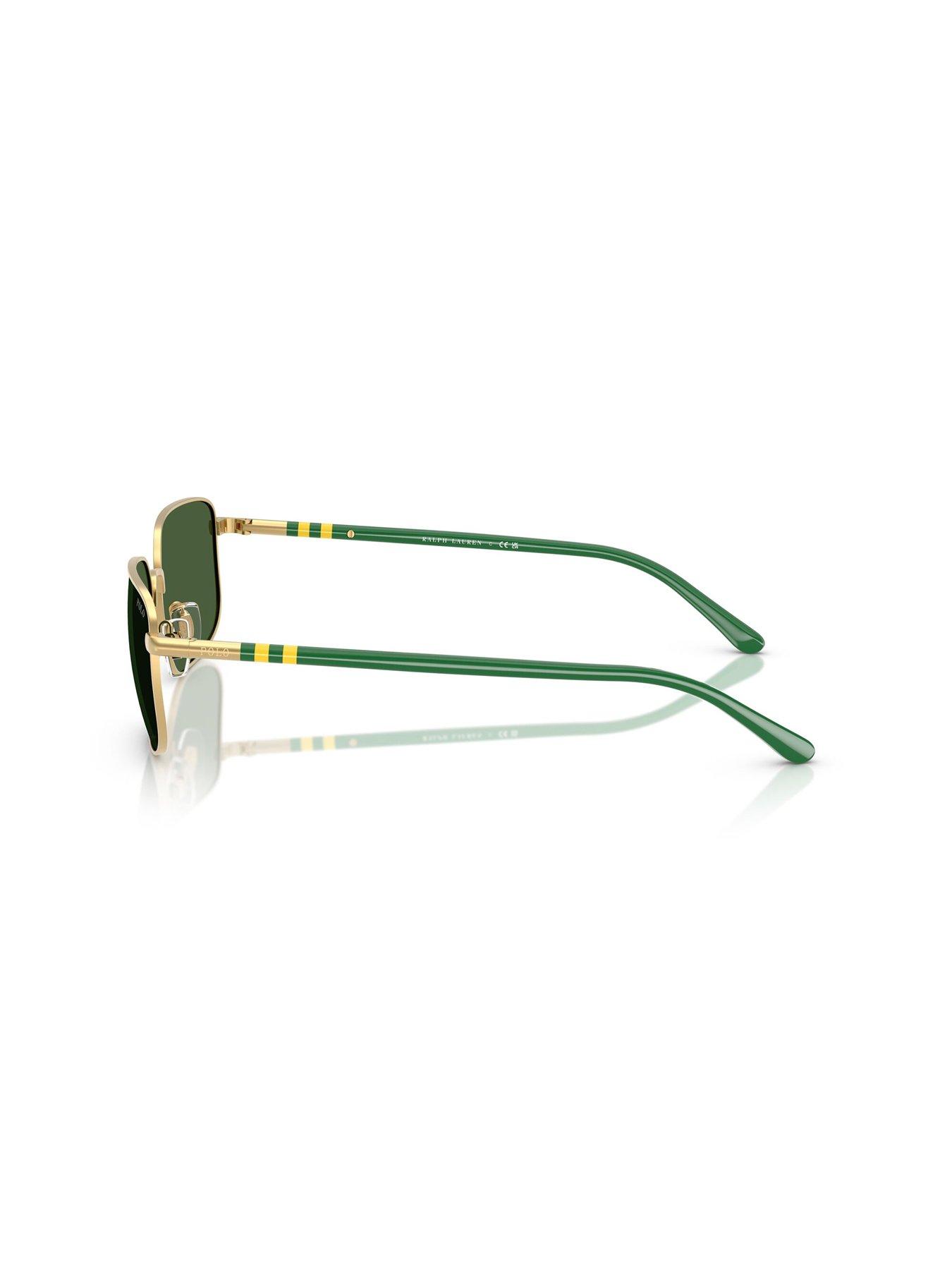 Image 2 of 4 of Polo Ralph Lauren 0Ph3159 Square Sunglasses- Gold