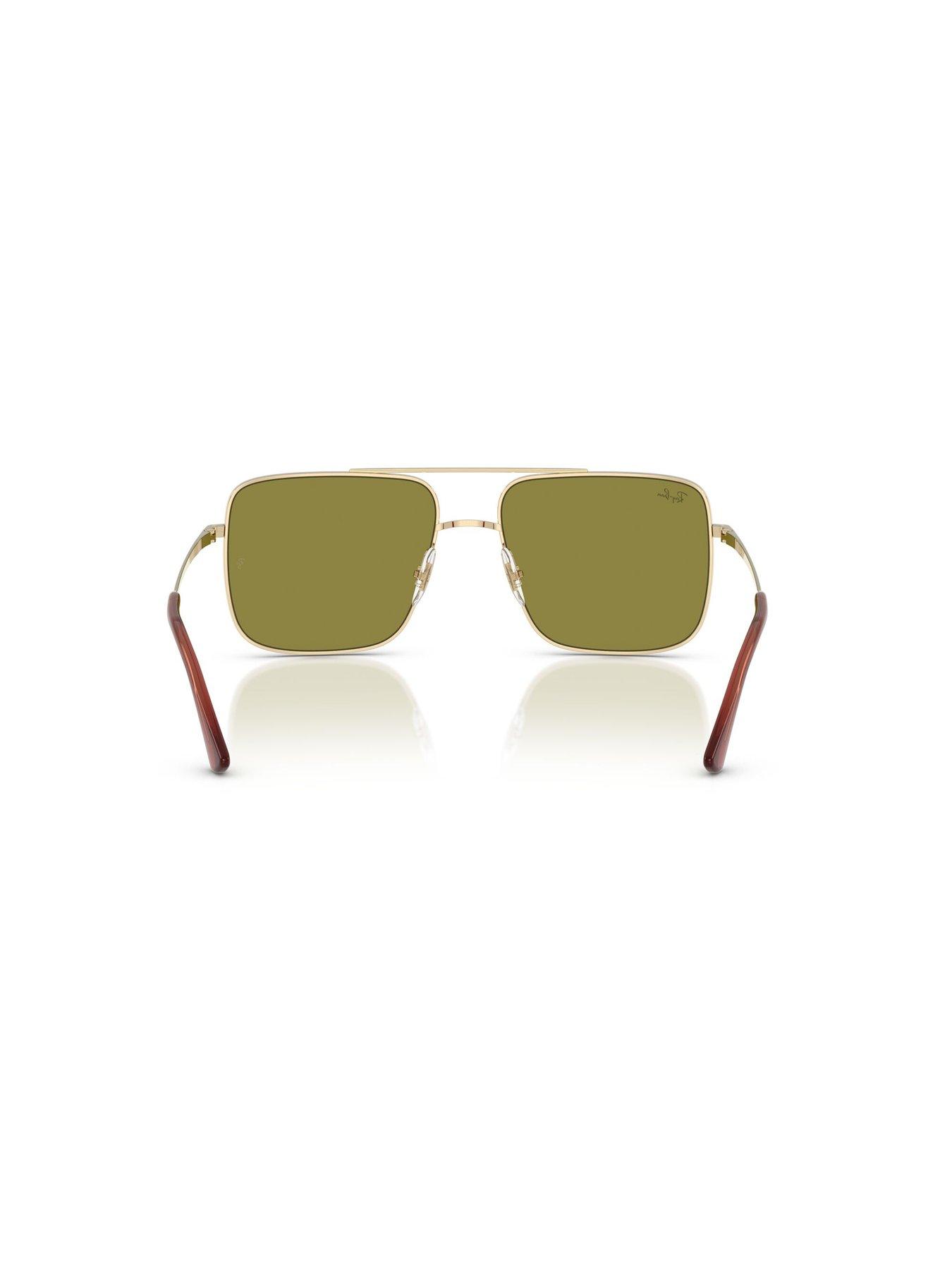 Image 4 of 4 of Ray-Ban Ray Ban 0Rb3758 Square Sunglasses- Gold