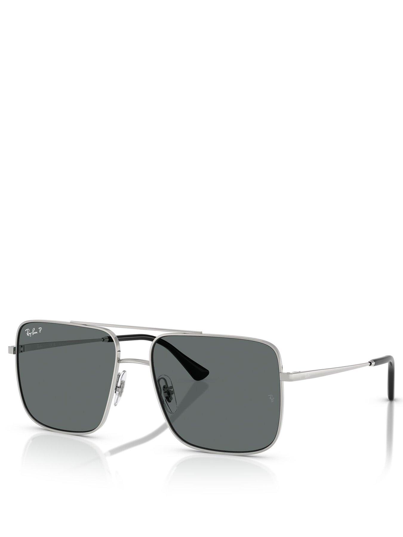 undefined Ray Ban 0Rb3758 Square Sunglasses- Black