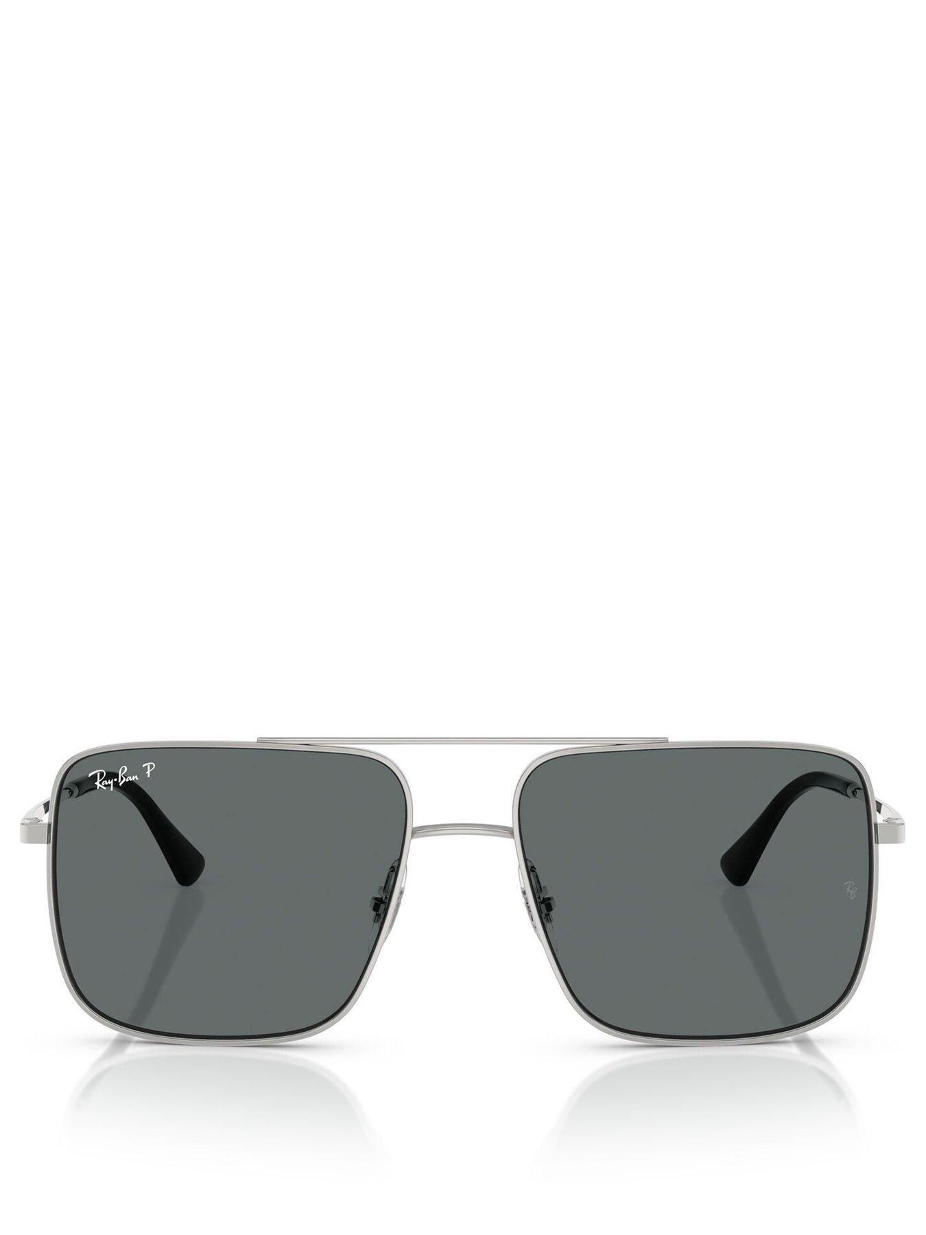 Image 3 of 4 of Ray-Ban Ray Ban 0Rb3758 Square Sunglasses- Black