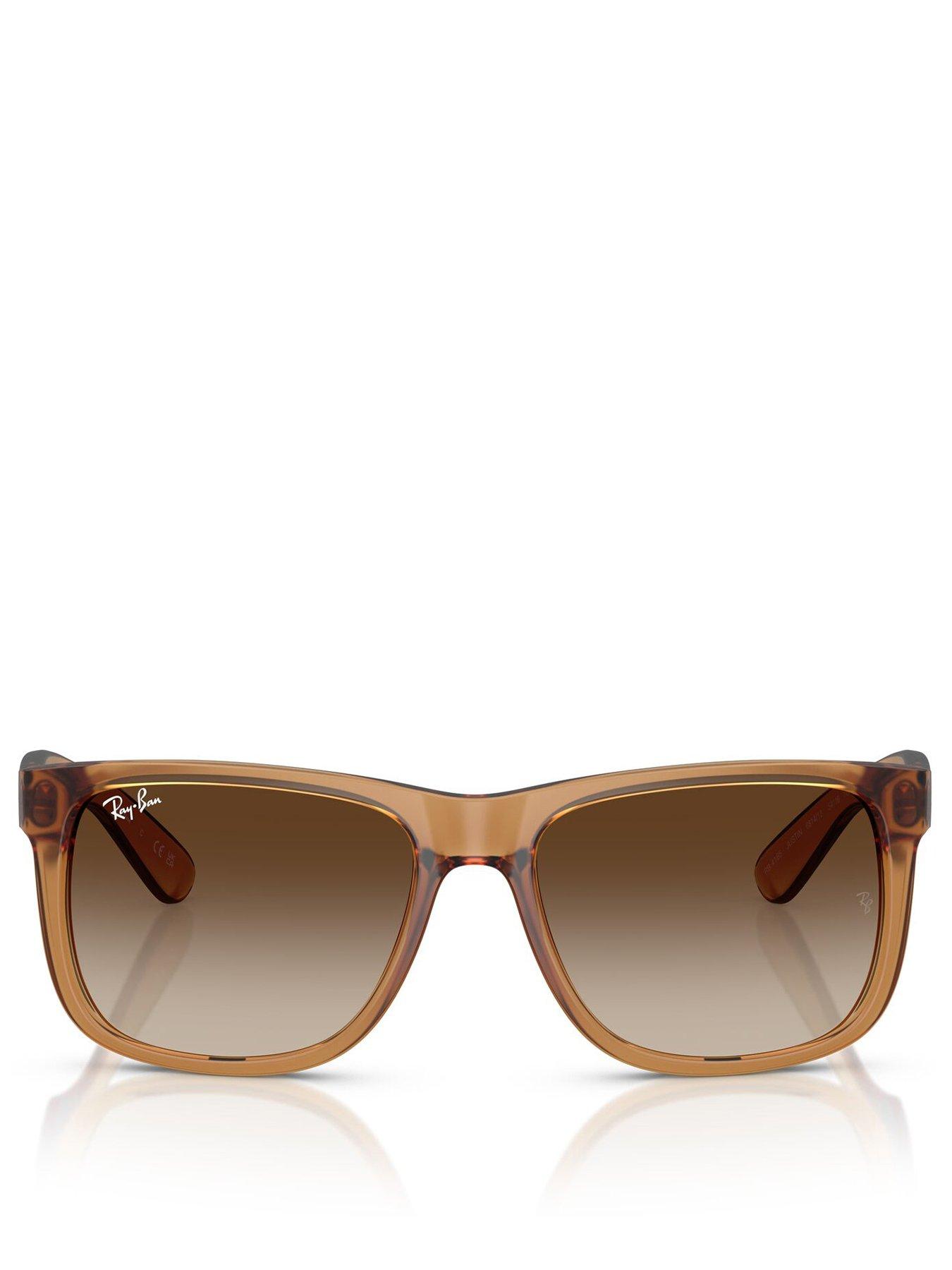  image of ray-ban-ray-ban-0rb4165-square-sunglasses--orange