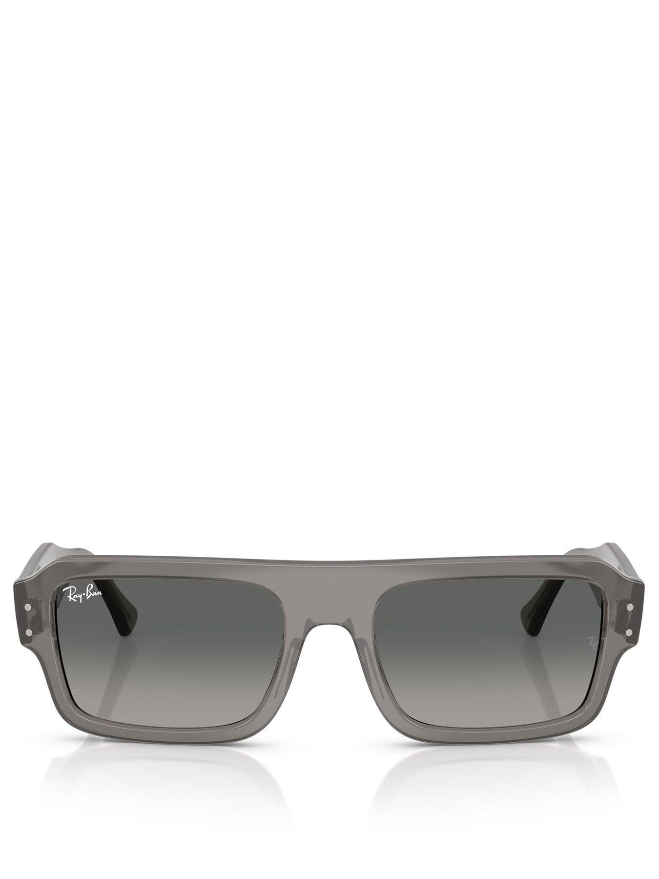  image of ray-ban-ray-ban-0rb4454-square-sunglasses--grey
