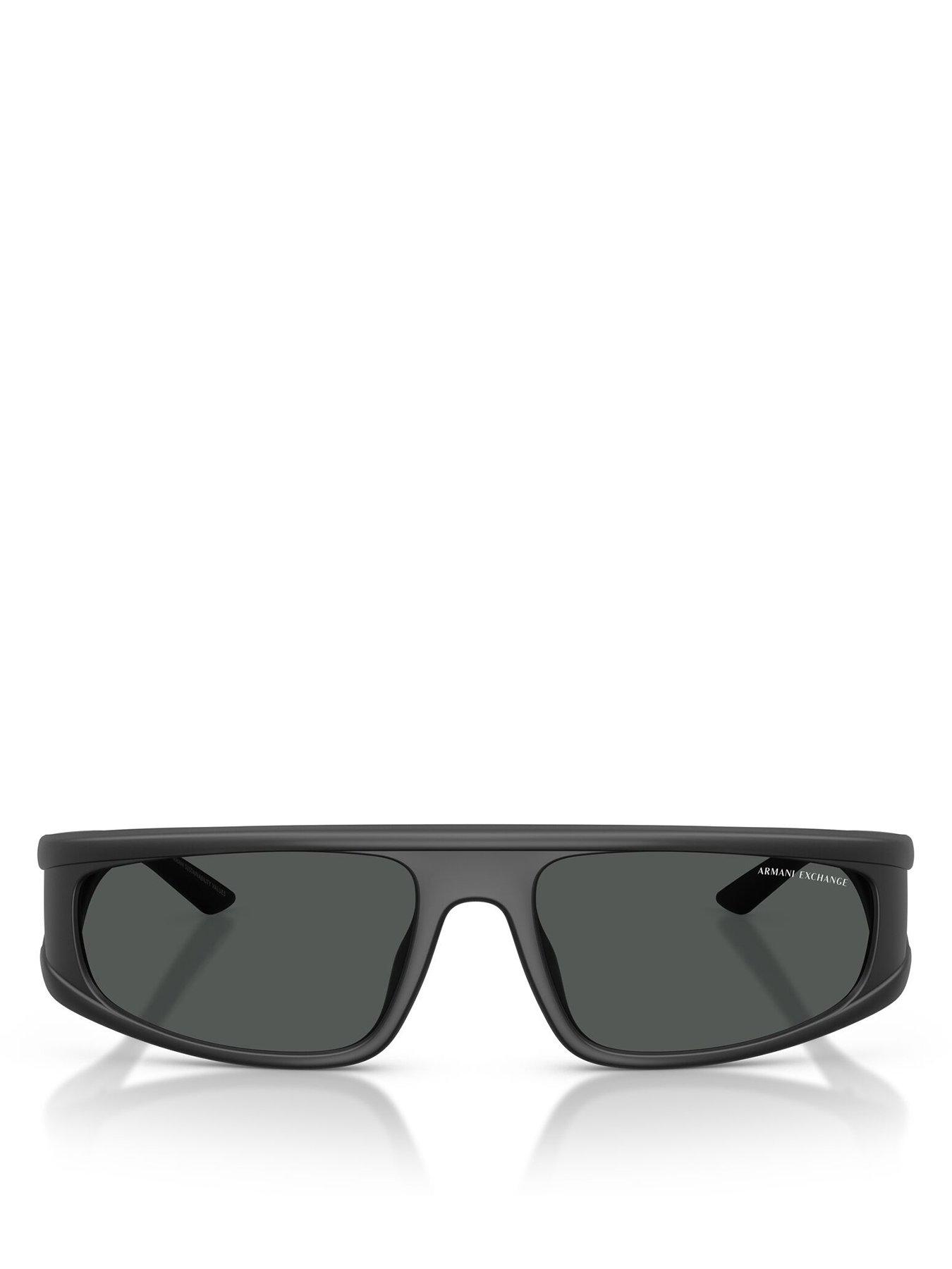 Image 3 of 4 of Armani Exchange Ax 0Ax4159Su Square Sunglasses- Black