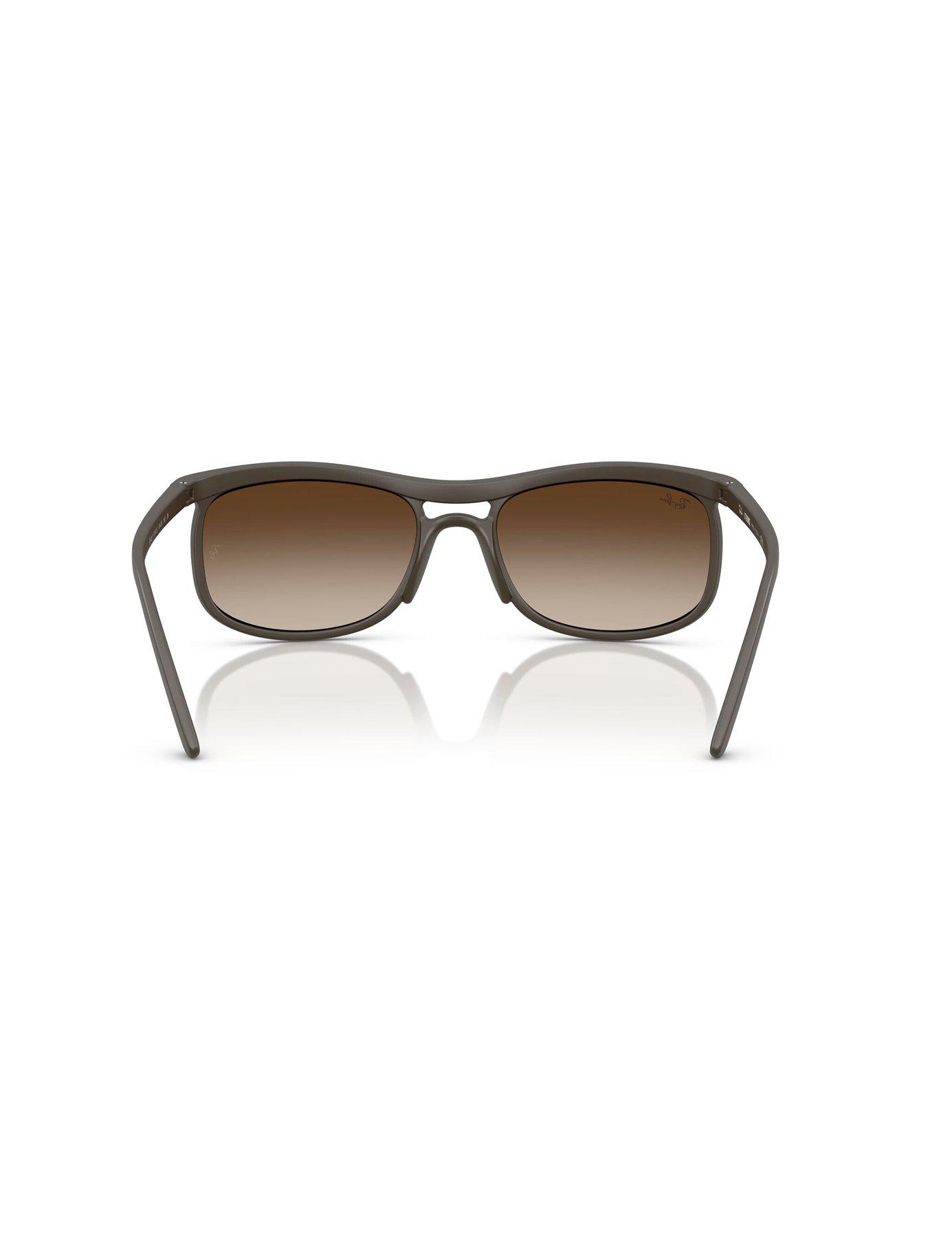  image of ray-ban-ray-ban-0rb4452-round-sunglasses--brown