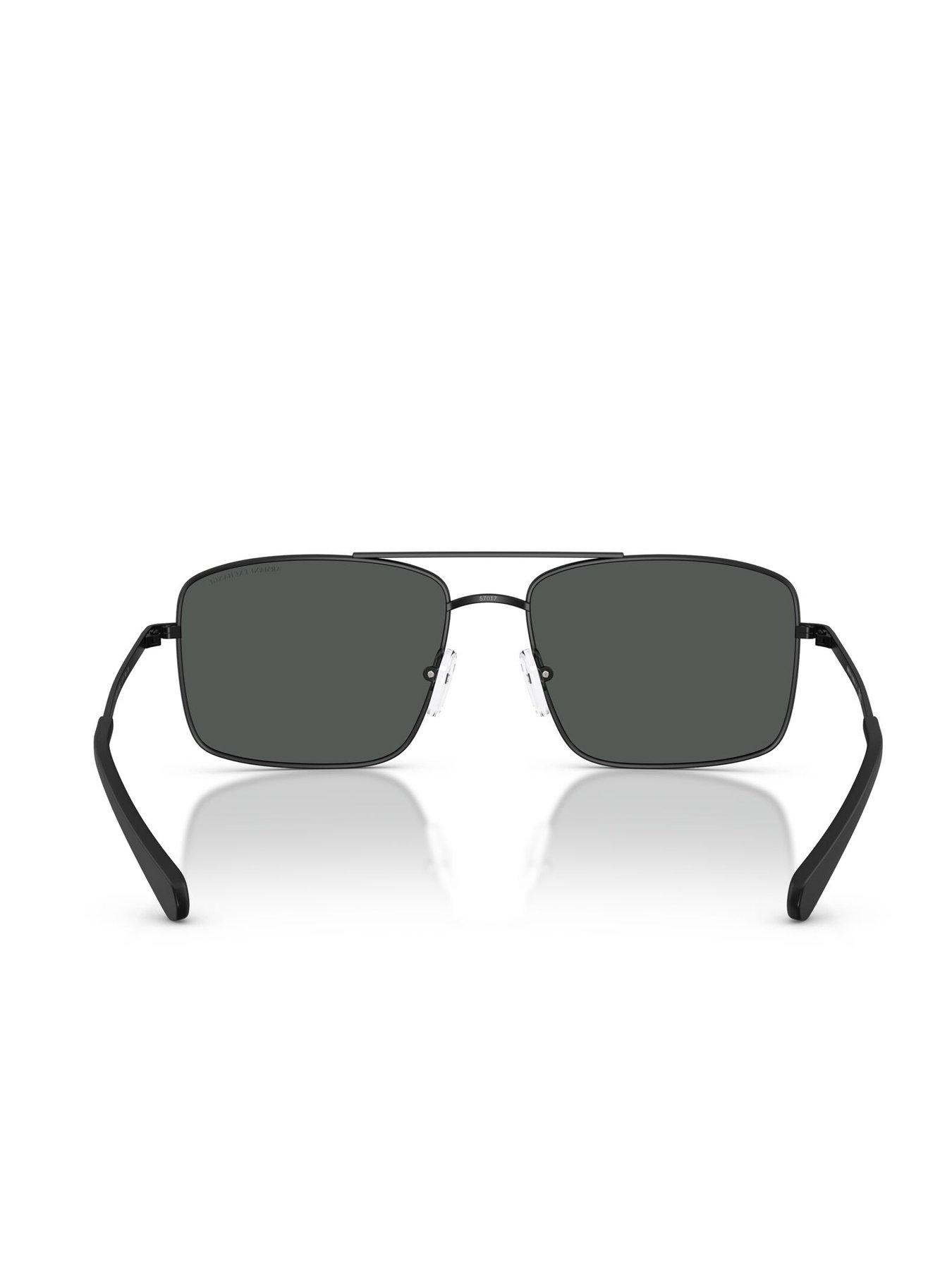  image of armani-exchange-0ax2054s-navigator-sunglasses--black