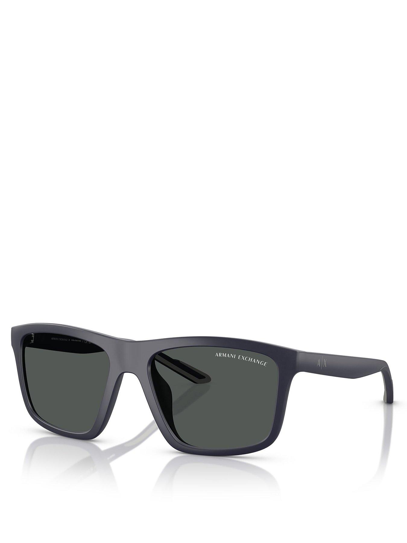 undefined 0Ax4149Su Square Sunglasses- Black