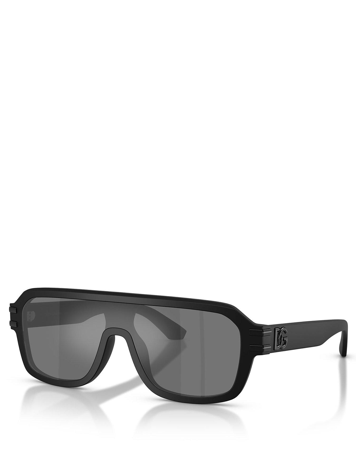 Image 1 of 4 of Dolce & Gabbana Dolce&amp;Gabbana 0Dg4507 Square Sunglasses- Black