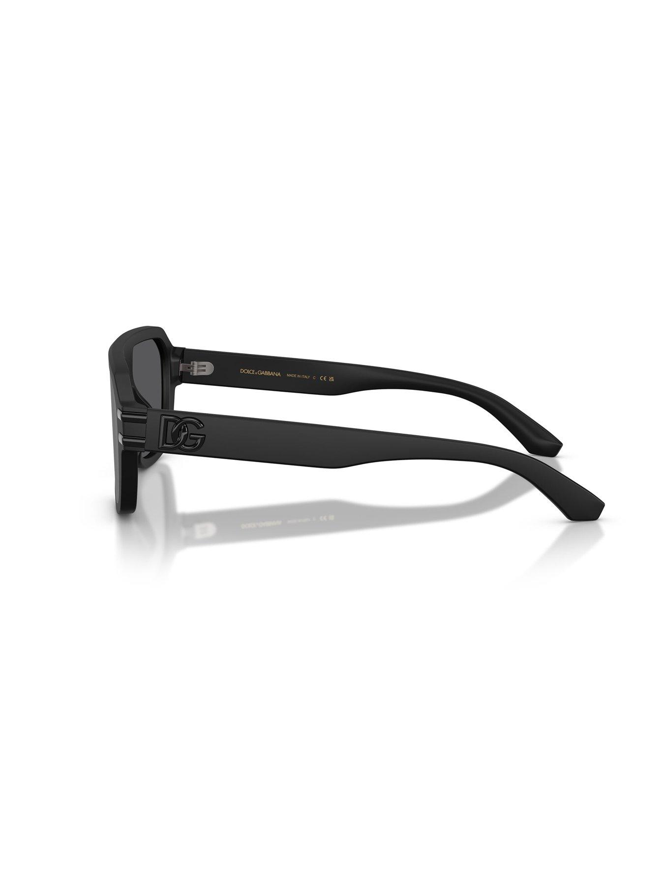 Image 2 of 4 of Dolce & Gabbana Dolce&amp;Gabbana 0Dg4507 Square Sunglasses- Black