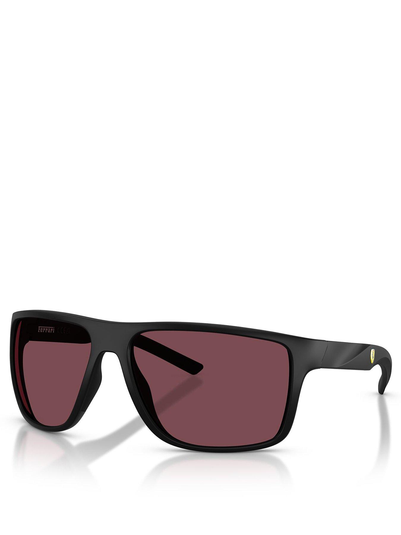 undefined Ferrari Scuderia 0Fz6015U Rectangle Sunglasses- Black
