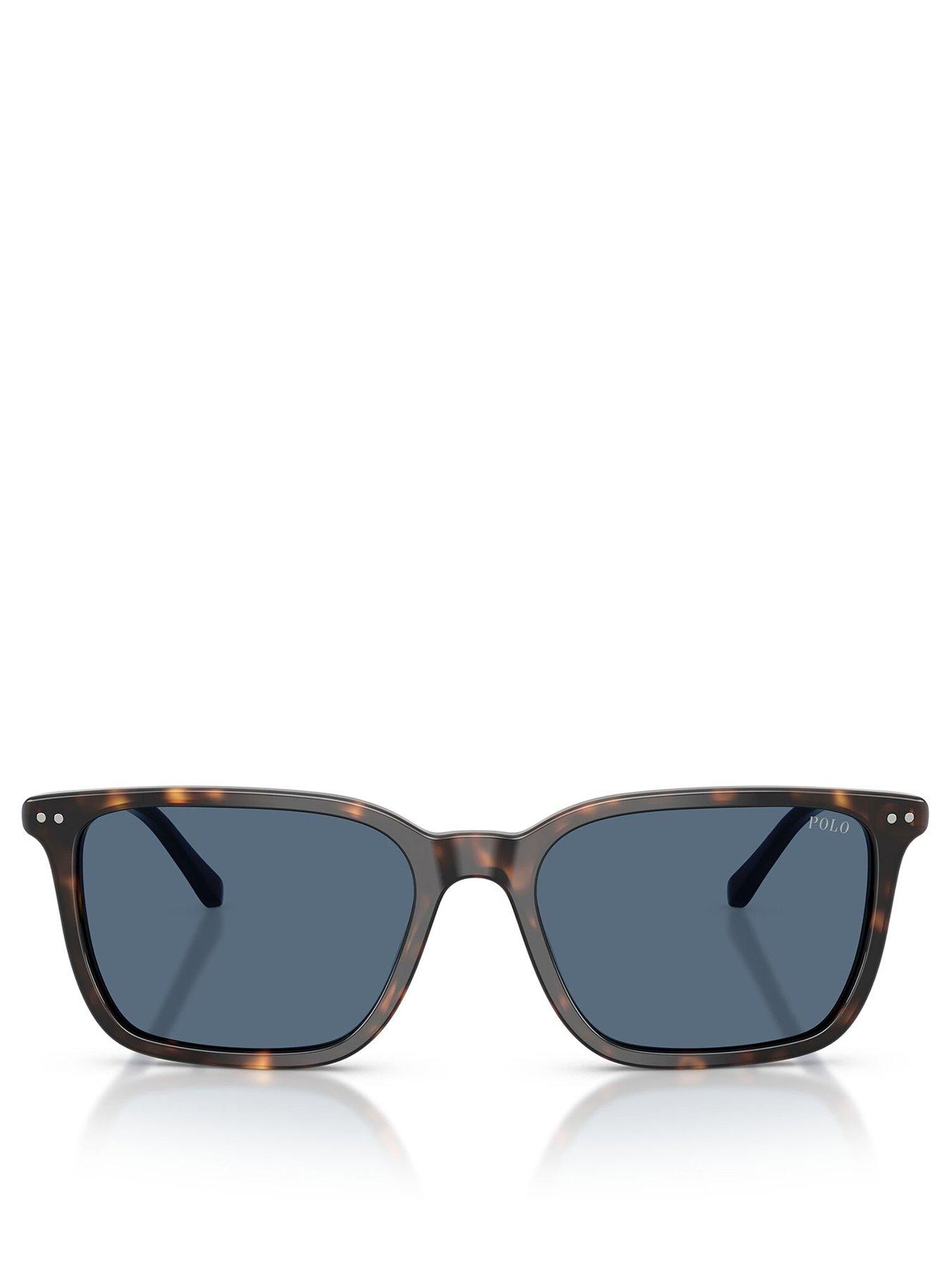 Image 3 of 4 of Polo Ralph Lauren 0Ph4226 Clubmaster Square Sunglasses- Brown