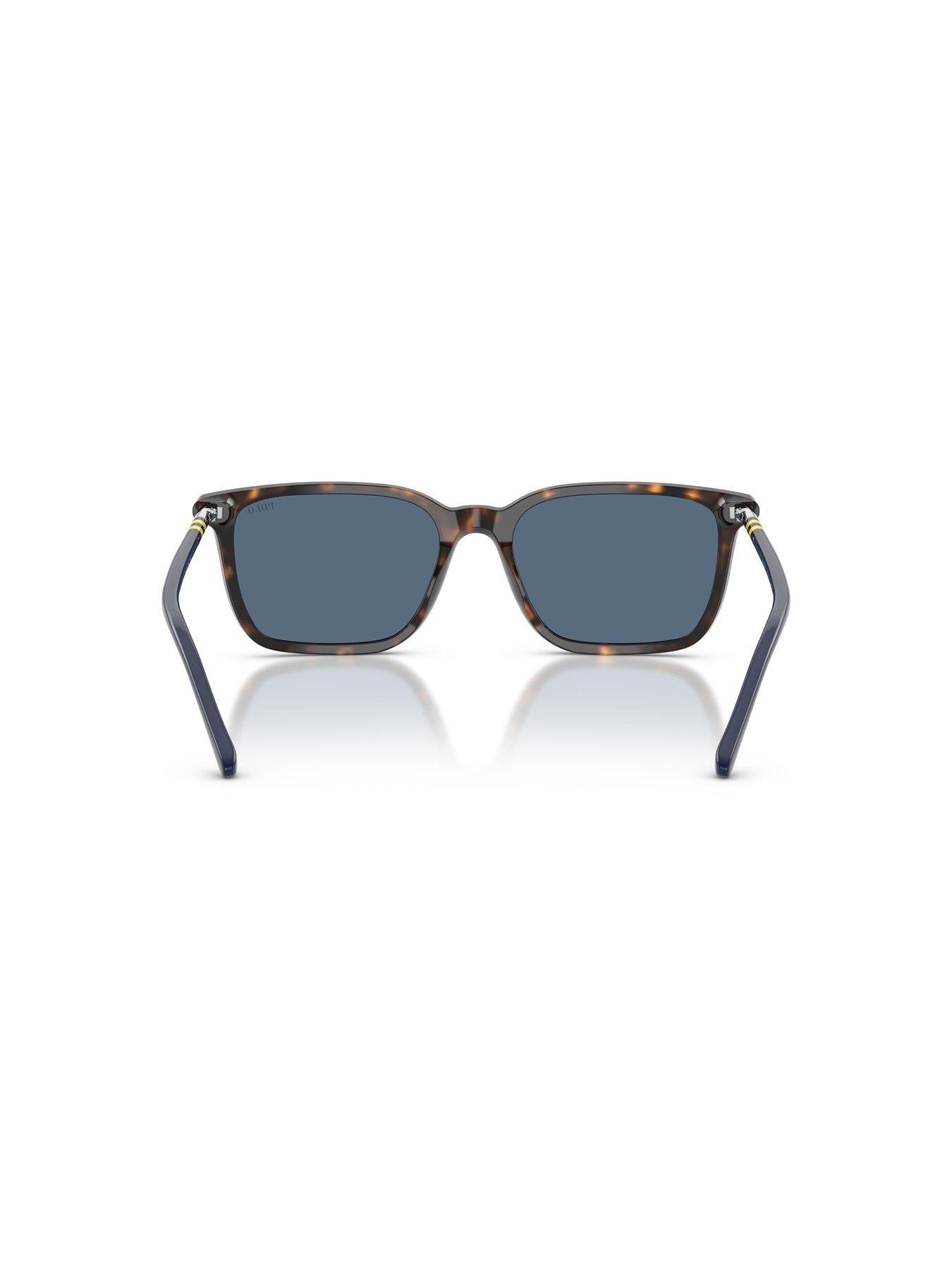 Image 4 of 4 of Polo Ralph Lauren 0Ph4226 Clubmaster Square Sunglasses- Brown