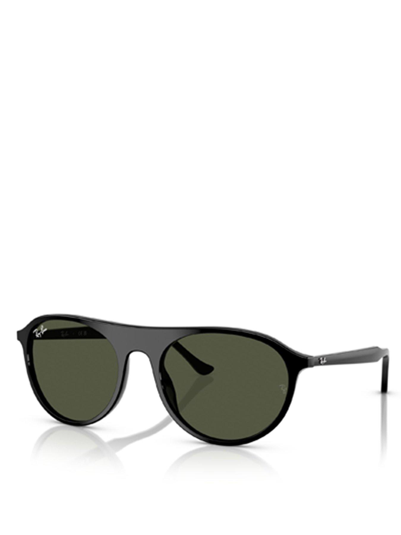 undefined Ray Ban 0Rb2215 Round Sunglasses- Black