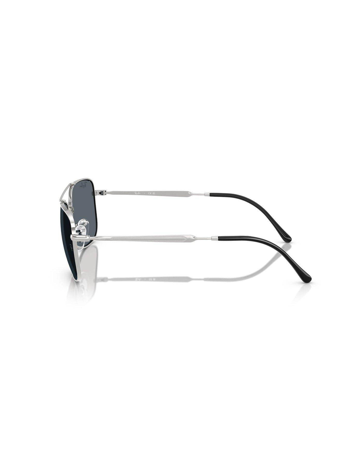 Image 2 of 4 of Ray-Ban Ray Ban 0Rb3755 Square Sunglasses- Silver