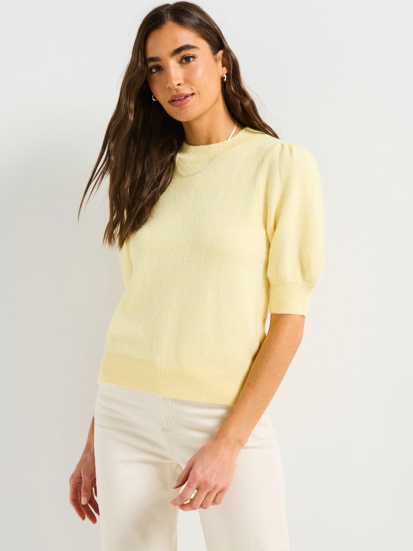 vero-moda-doffy-o-neck-pullover-jumper-yellow