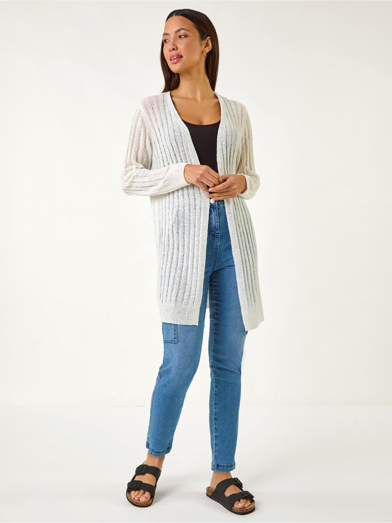  image of roman-longline-lightweight-knit-cardigan