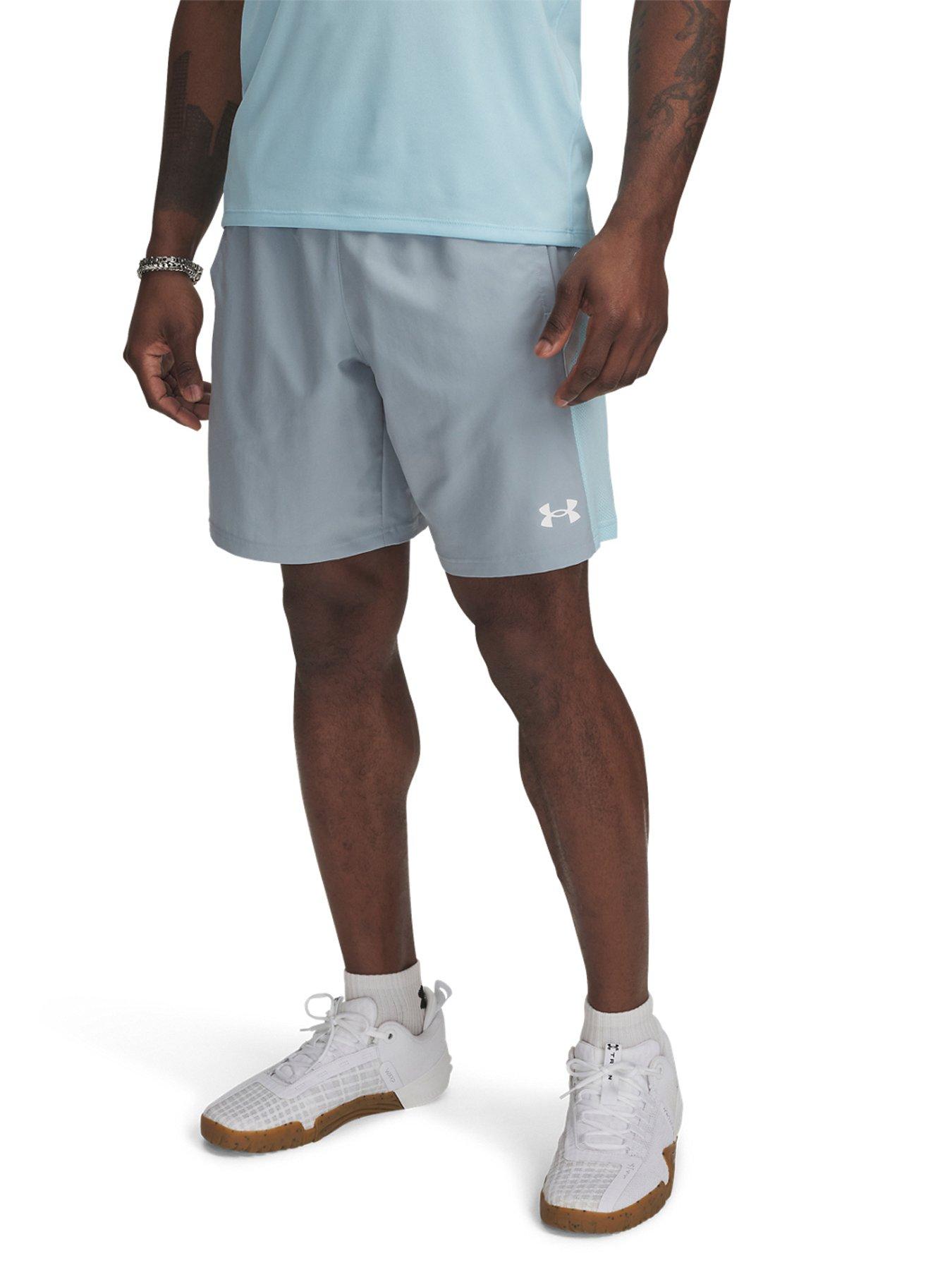  image of under-armour-mens-training-tech-utility-shorts-blue