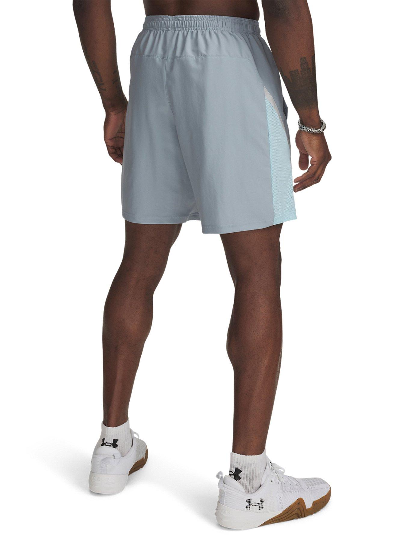  image of under-armour-mens-training-tech-utility-shorts-blue